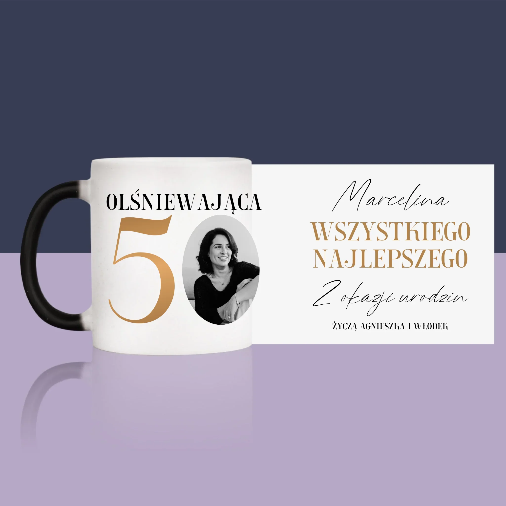 Zdjęcie I Podpis: Olśniewająca 50 - Kubek z Nadrukiem - Image 13