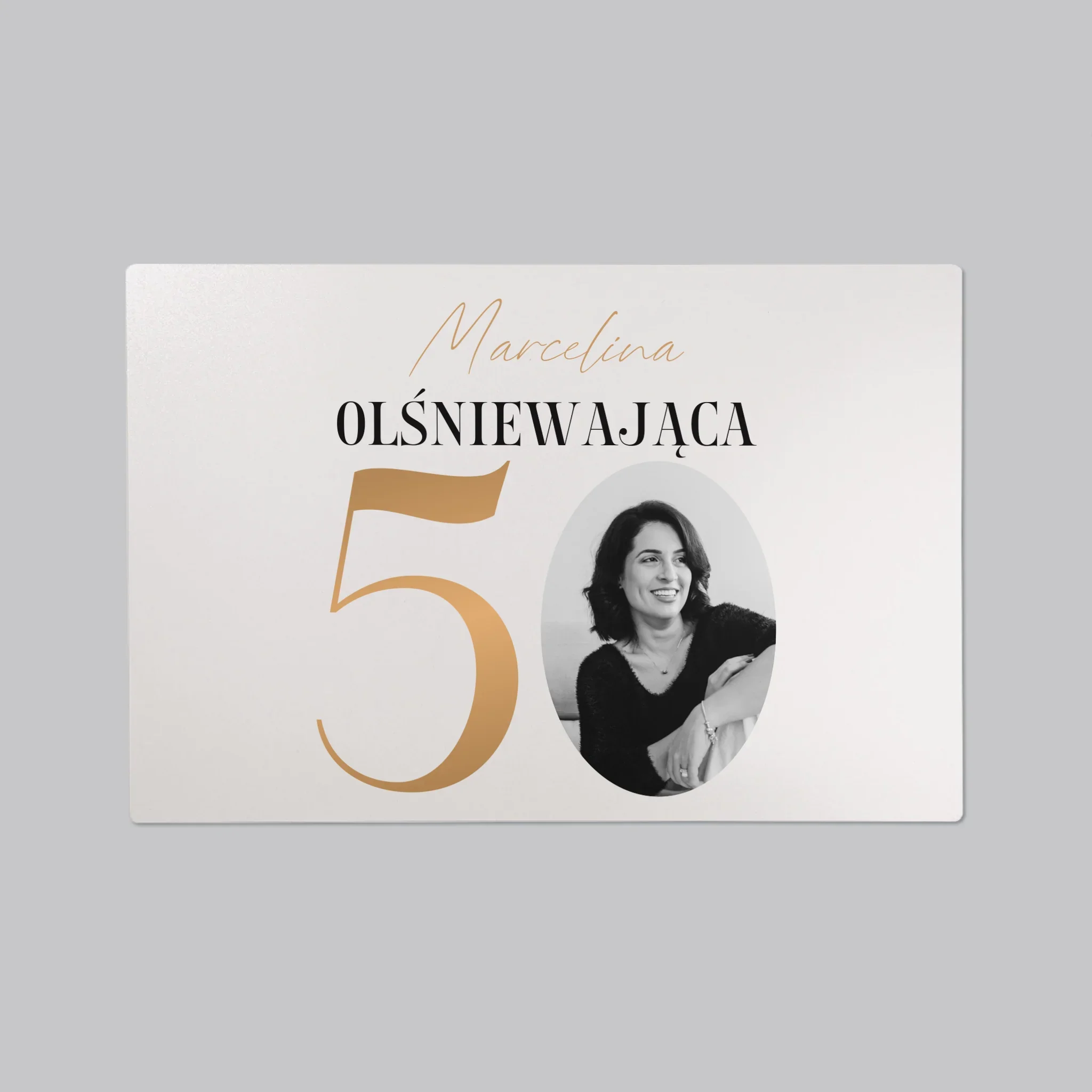 Zdjęcie I Podpis: Olśniewająca 50 - Podkładka Na Biurko - Image 2