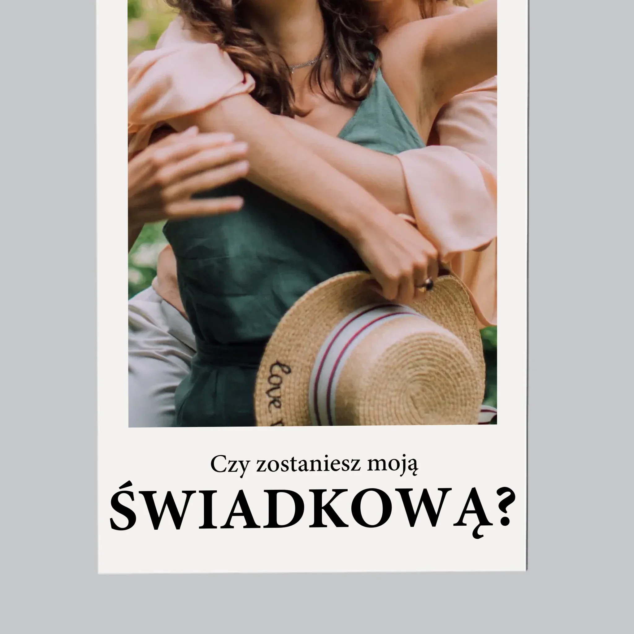 Zdjęcie i Podpis: Our Wedding Świadkowa - Magnes Na Lodówkę - Image 4