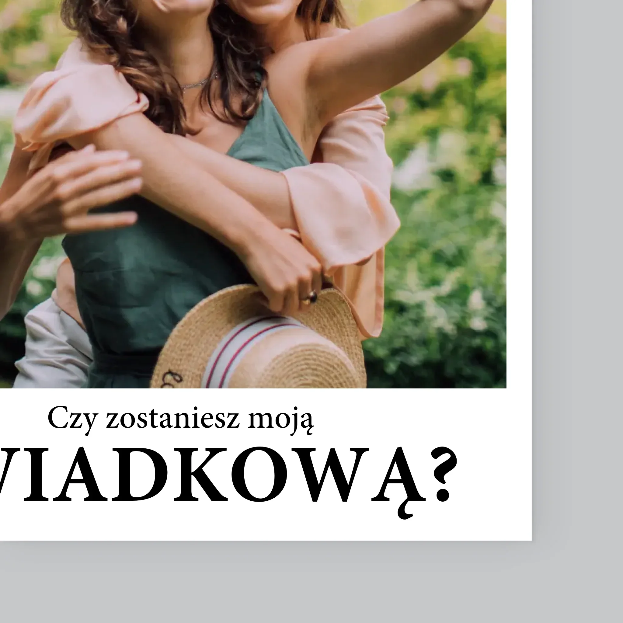 Zdjęcie i Podpis: Our Wedding Świadkowa - Wydruk Obramowany - Image 4
