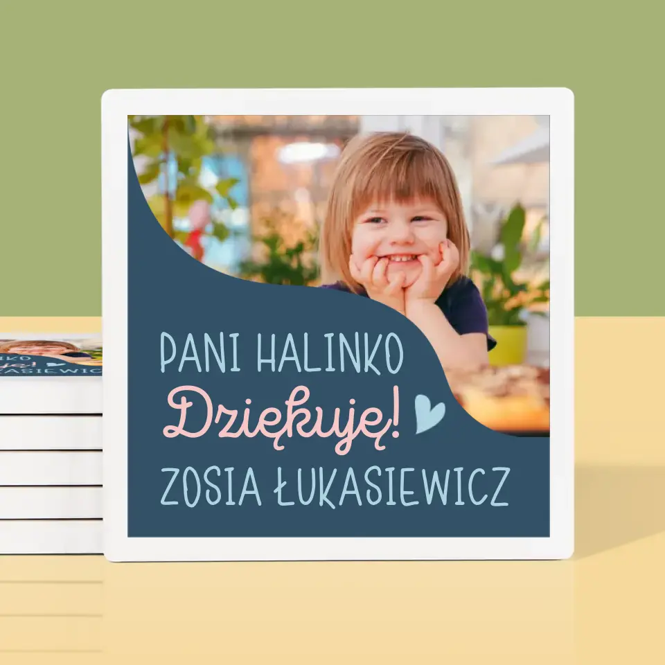 Zdjęcie i Podpis: Pamiątka Dla Przedszkolanki - Podkładki Pod Kubki - Image 2