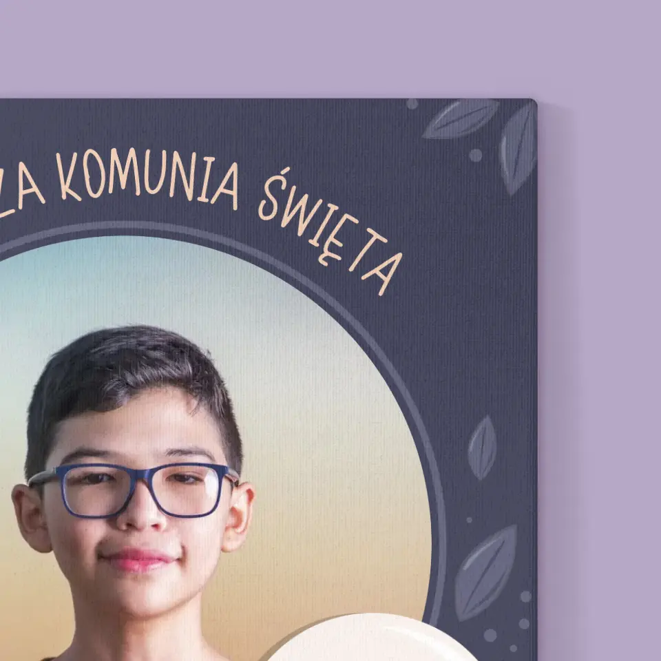Zdjęcie i Podpis: Pierwsza Komunia Święta - Wydruk Obramowany - Image 14
