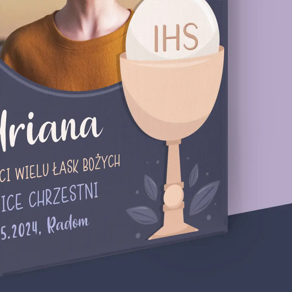 Zdjęcie i Podpis: Pierwsza Komunia Święta - Wydruk Obramowany - Image 16
