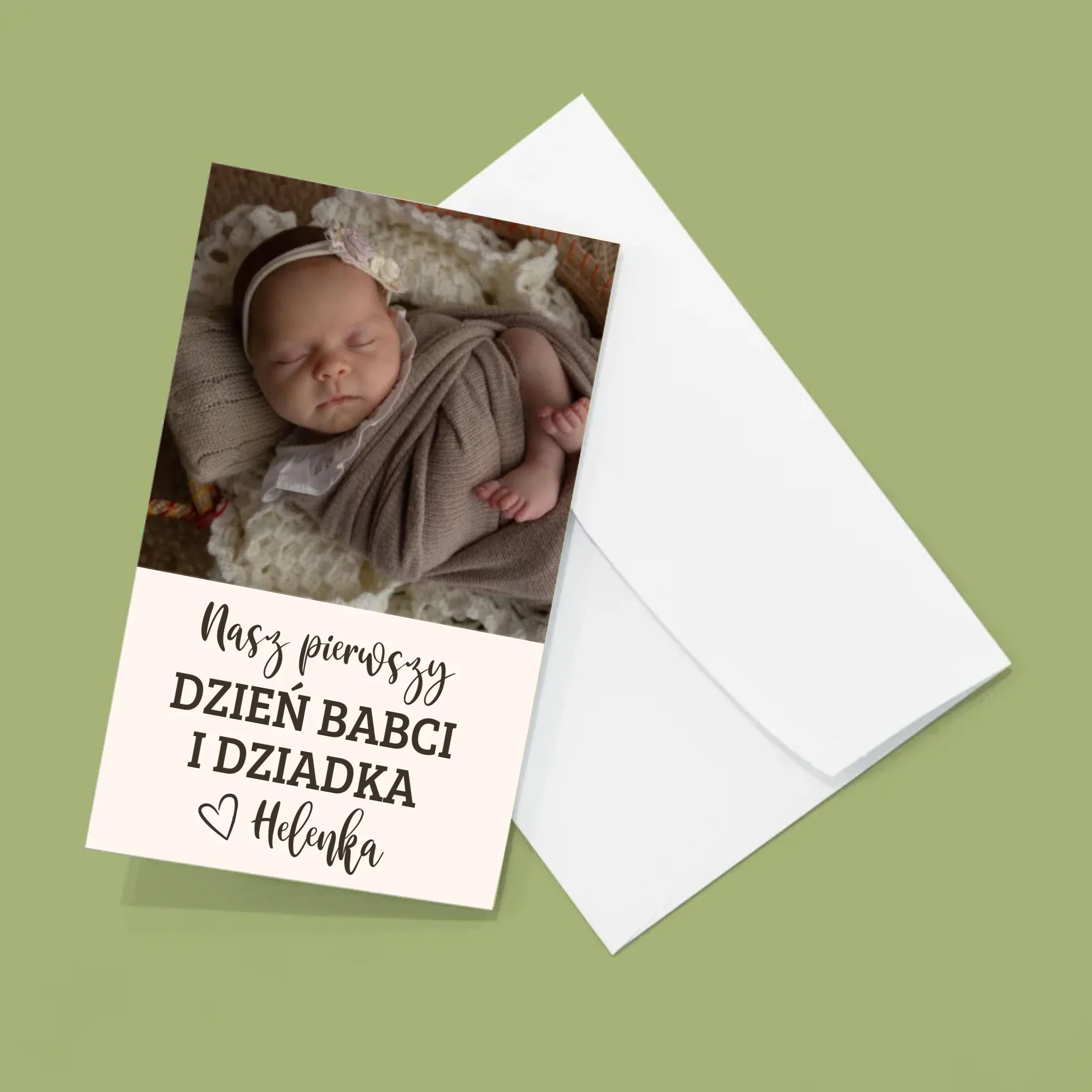 Zdjęcie i Podpis: Pierwszy Dzień Babci i Dziadka - Duża Harmonijka Ze Zdjęć - Image 2