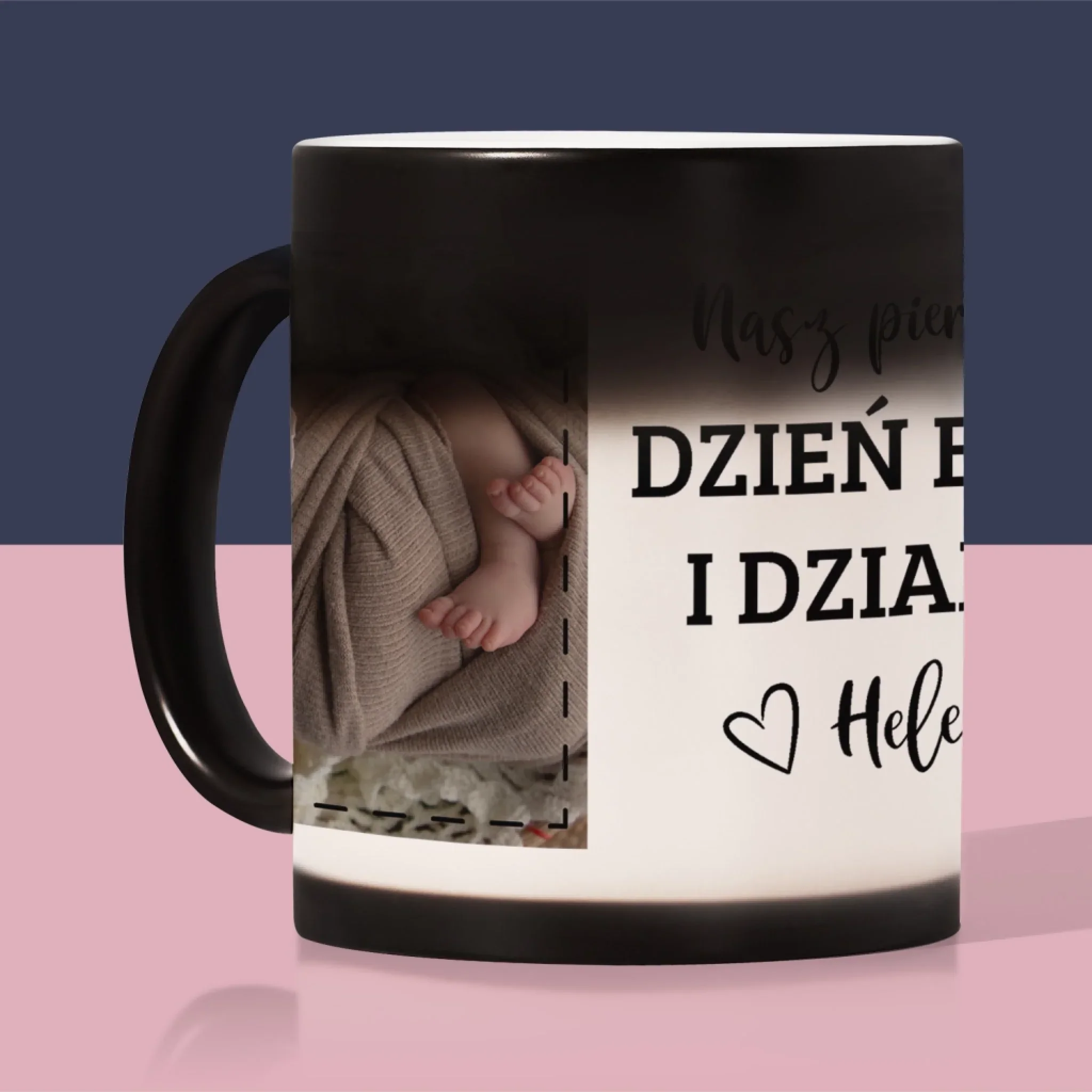 Zdjęcie i Podpis: Pierwszy Dzień Babci i Dziadka - Kubek z Nadrukiem - Image 6