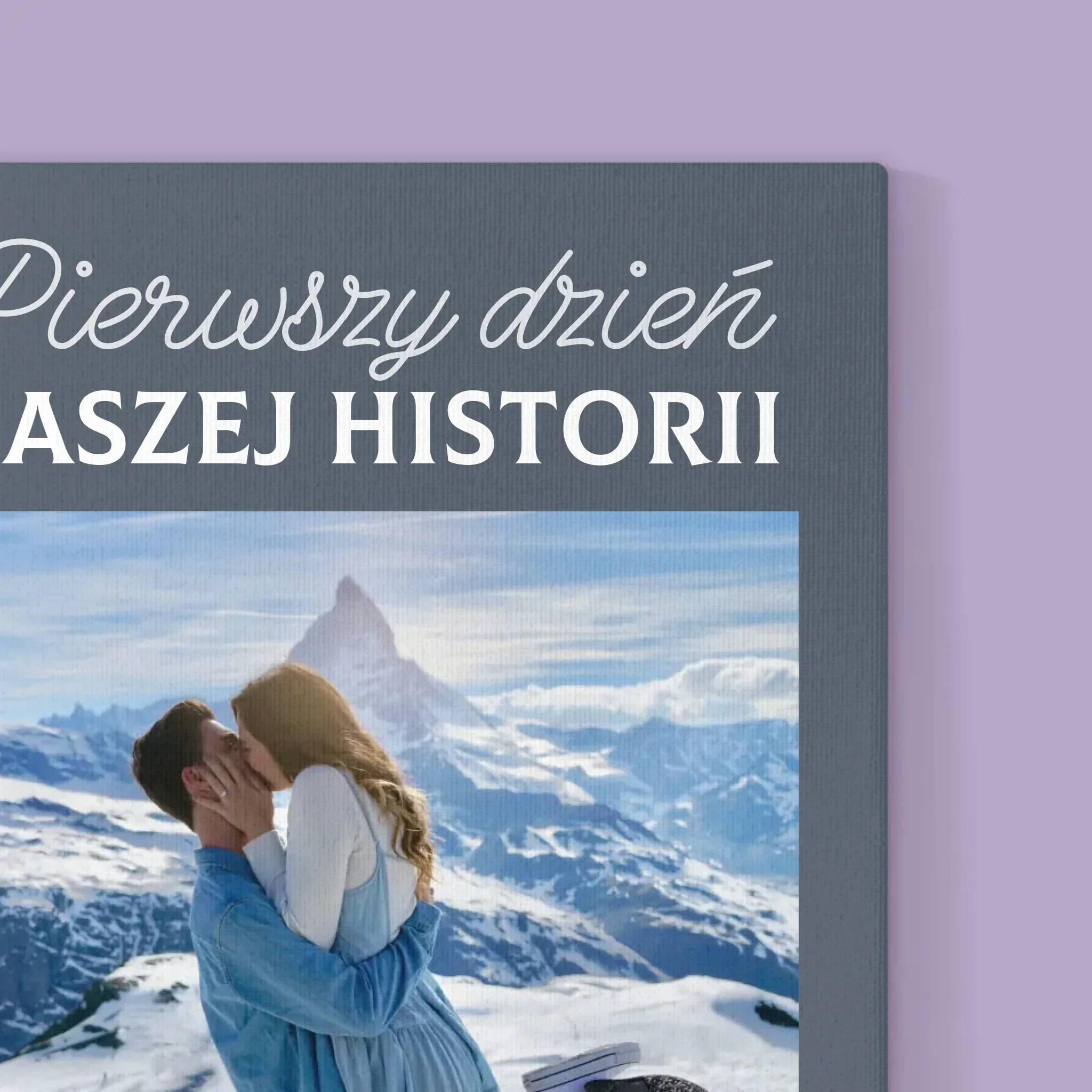 Zdjęcie i Podpis: Pierwszy Dzień Naszej Historii - Wydruk Obramowany - Image 14