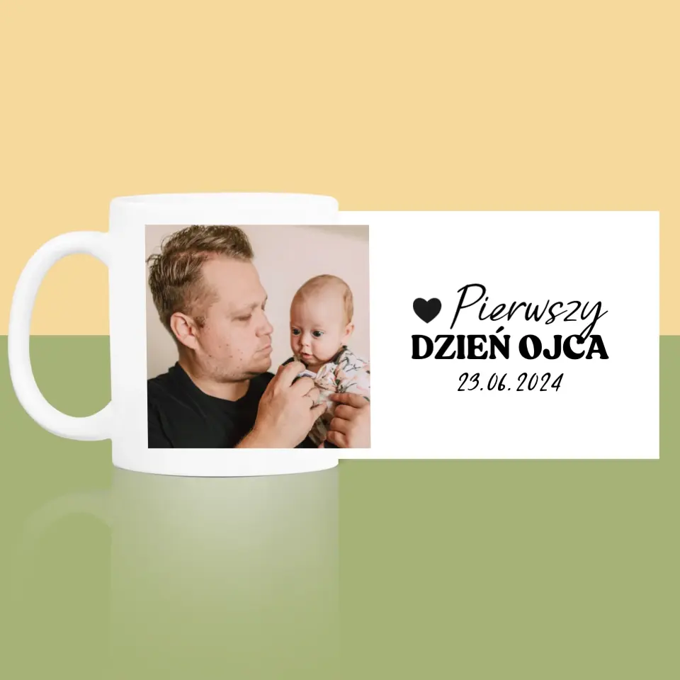 Zdjęcie i Podpis: Pierwszy Dzień Ojca - Kubek z Nadrukiem - Image 3