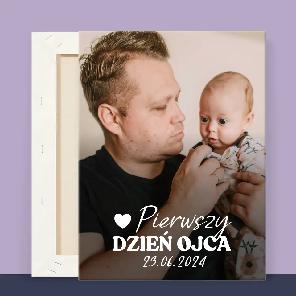 Zdjęcie i Podpis: Pierwszy Dzień Ojca - Wydruk Obramowany - Image 11