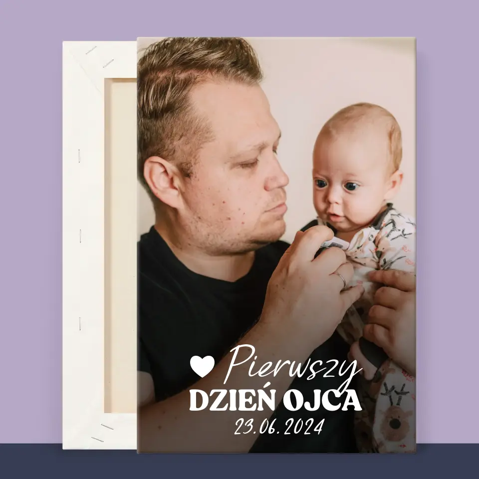 Zdjęcie i Podpis: Pierwszy Dzień Ojca - Wydruk Obramowany - Image 12