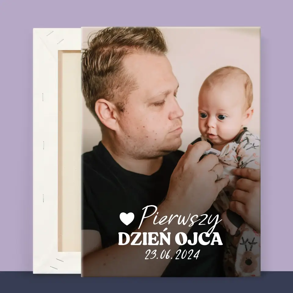 Zdjęcie i Podpis: Pierwszy Dzień Ojca - Wydruk Obramowany - Image 13