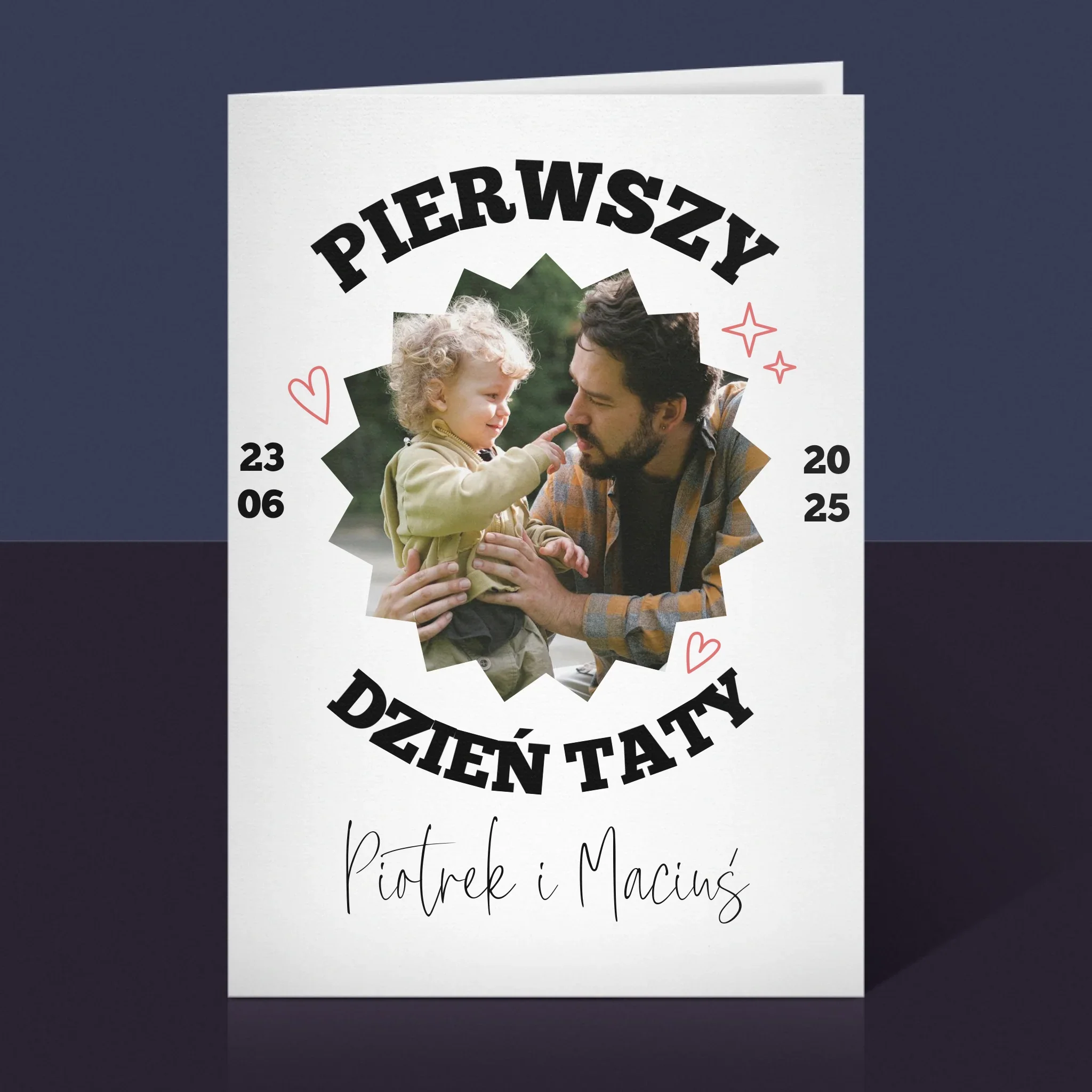 Zdjęcie I Podpis: Pierwszy Dzień Taty Razem - Kartka Zdrapka - Image 4