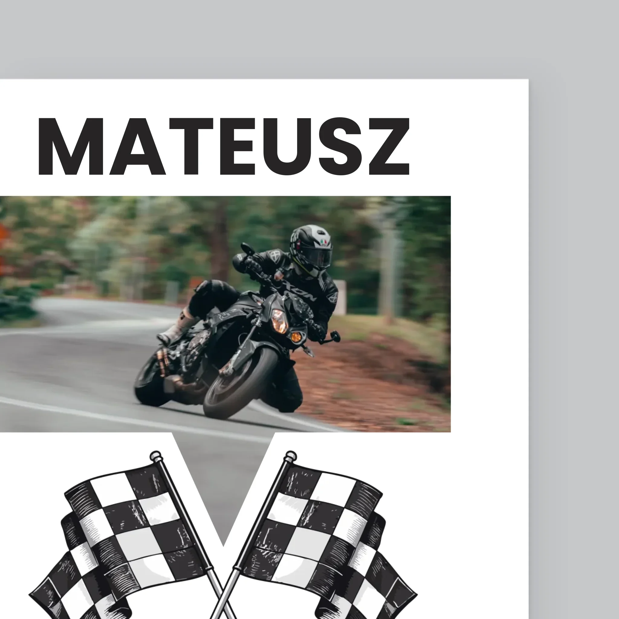 Zdjęcie I Podpis: Pierwszy Na Mecie - Wydruk Obramowany - Image 10