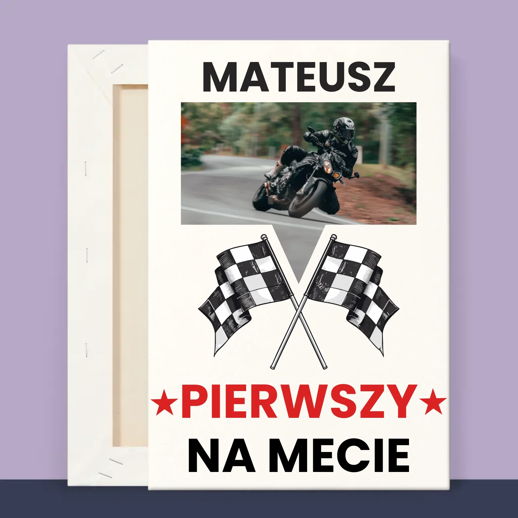 Zdjęcie I Podpis: Pierwszy Na Mecie - Wydruk Obramowany - Image 13