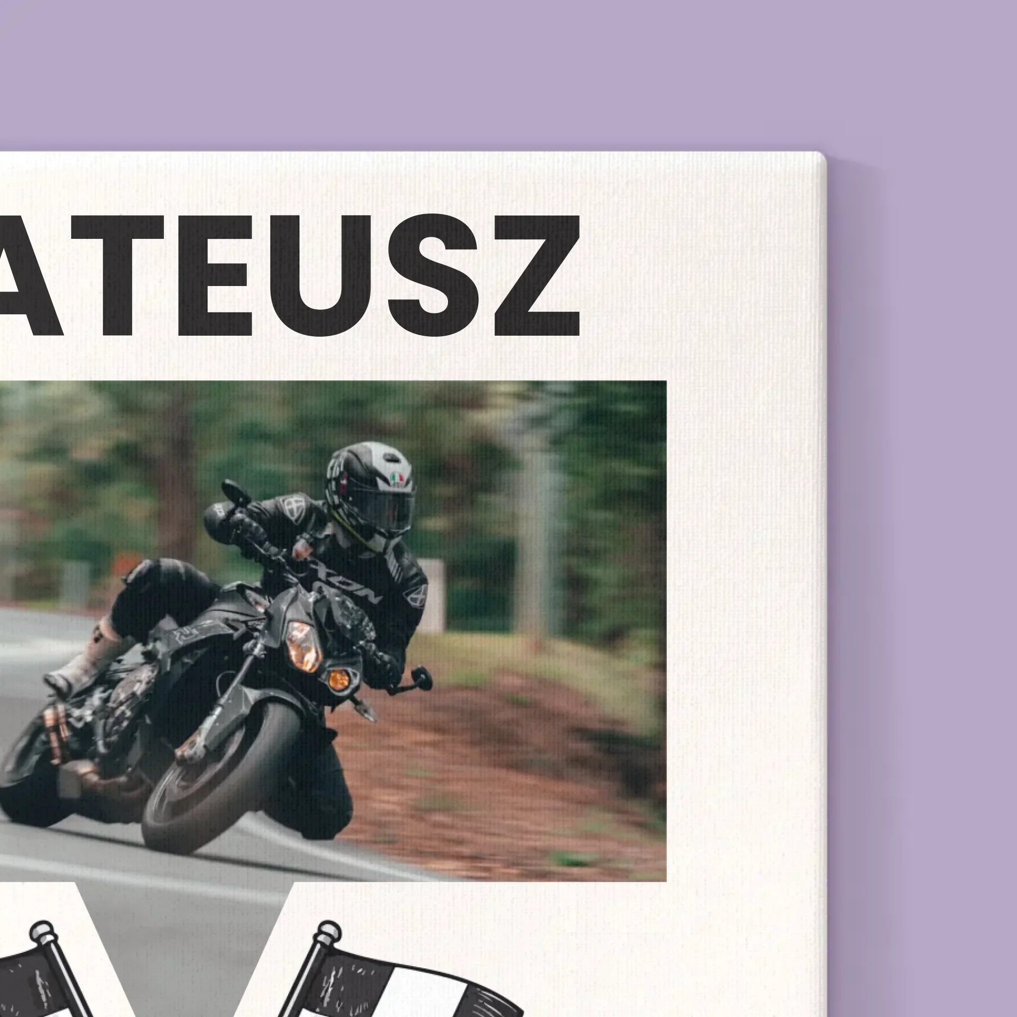 Zdjęcie I Podpis: Pierwszy Na Mecie - Wydruk Obramowany - Image 15