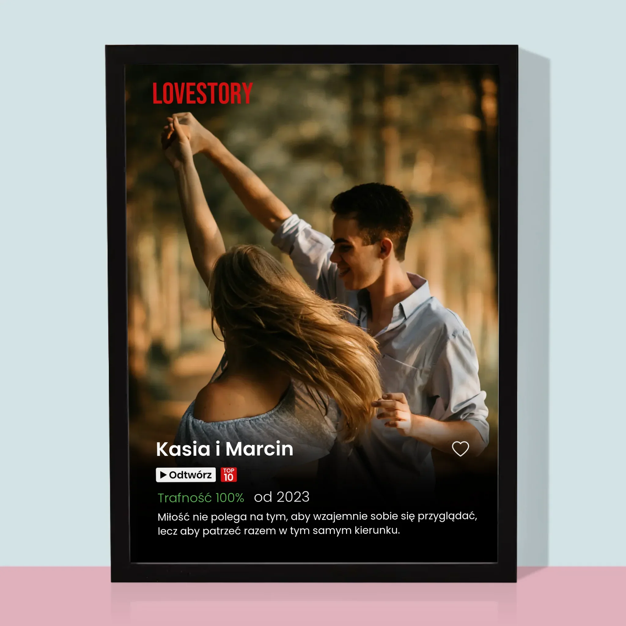 Zdjęcie i Podpis: Plakat Netflix - Wydruk Obramowany - Image 5