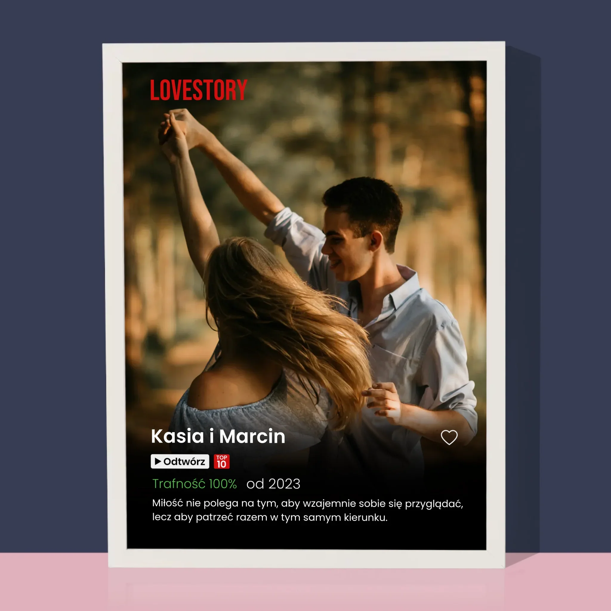 Zdjęcie i Podpis: Plakat Netflix - Wydruk Obramowany - Image 8