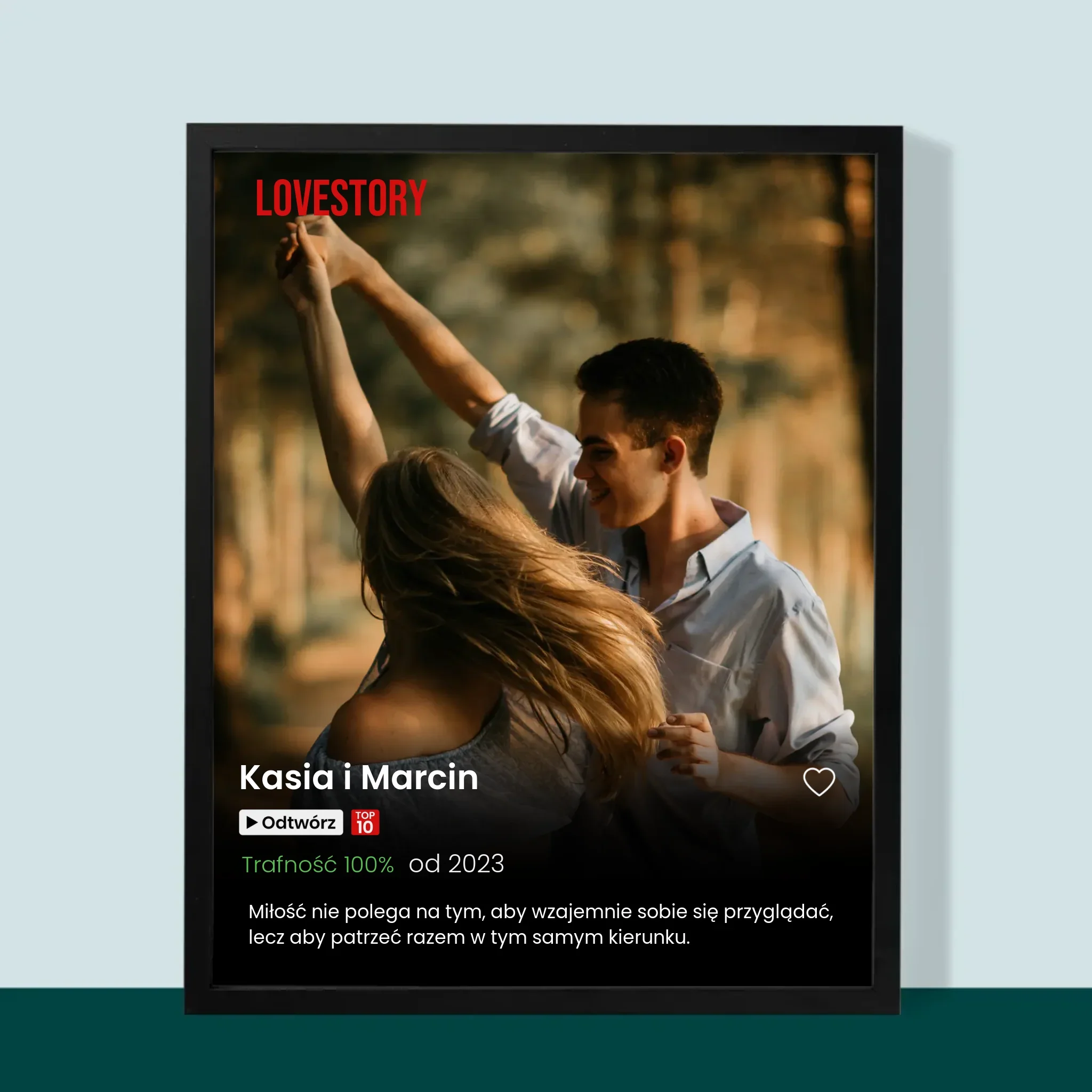 Zdjęcie i Podpis: Plakat Netflix - Wydruk Obramowany - Image 9