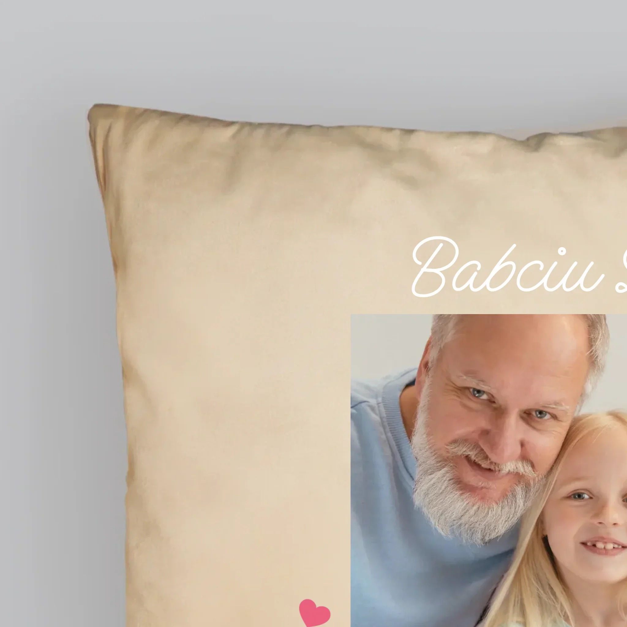 Zdjęcie i Podpis: Podziękowania Dla Dziadków - Poduszka z Nadrukiem - Image 5