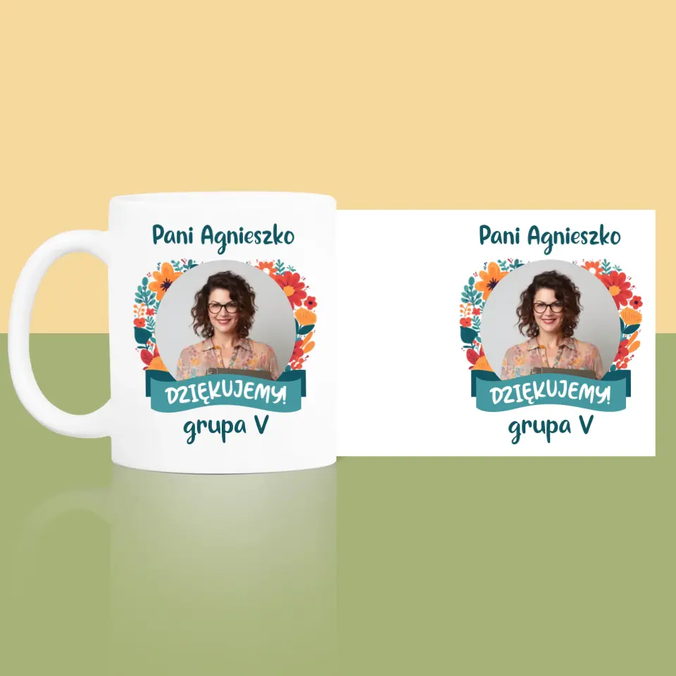 Zdjęcie i Podpis: Podziękowania Dla Przedszkolanki - Kubek z Nadrukiem - Image 4