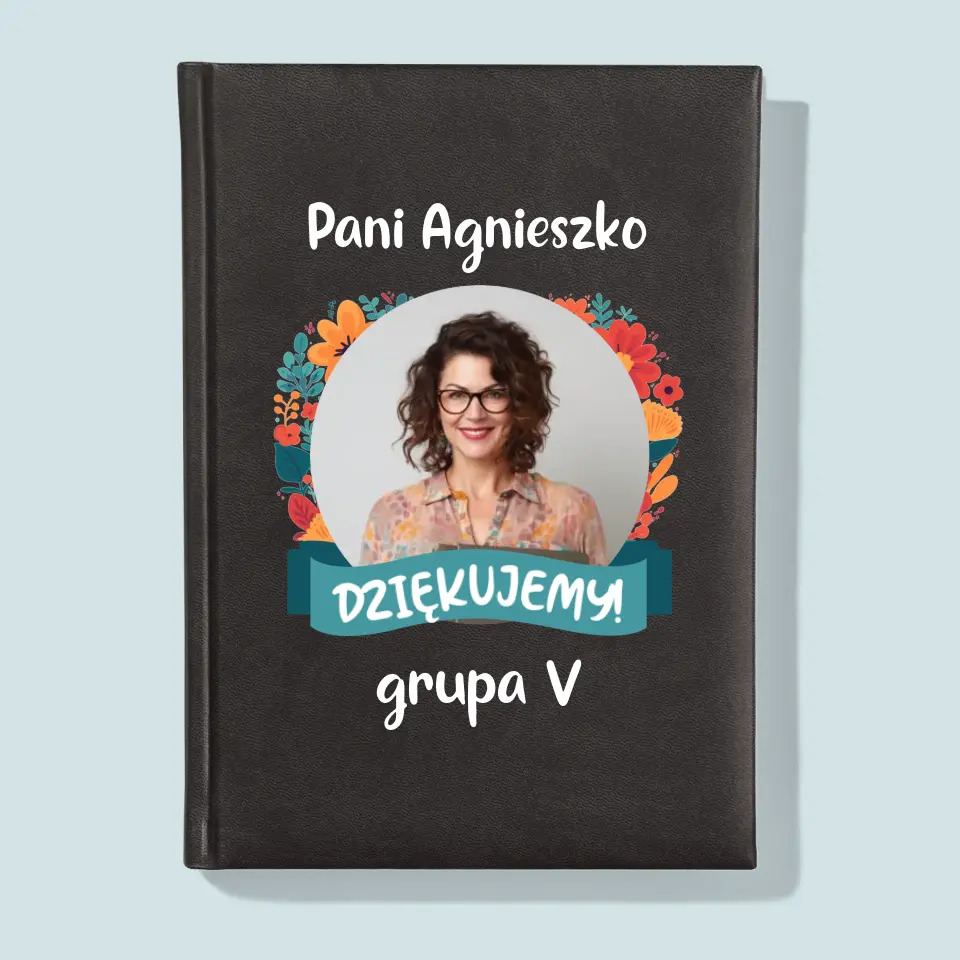 Zdjęcie i Podpis: Podziękowania Dla Przedszkolanki - Planer Książkowy z Nadrukiem - Image 2