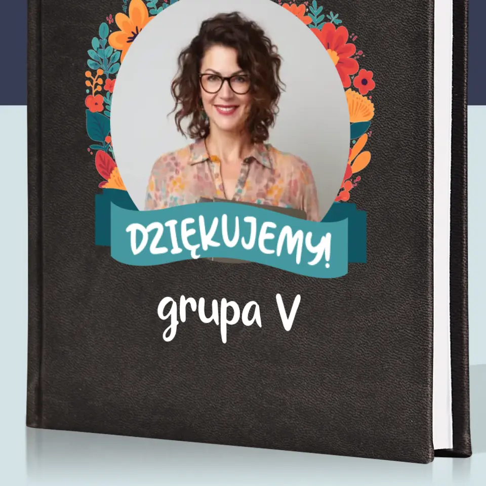 Zdjęcie i Podpis: Podziękowania Dla Przedszkolanki - Planer Książkowy z Nadrukiem - Image 5