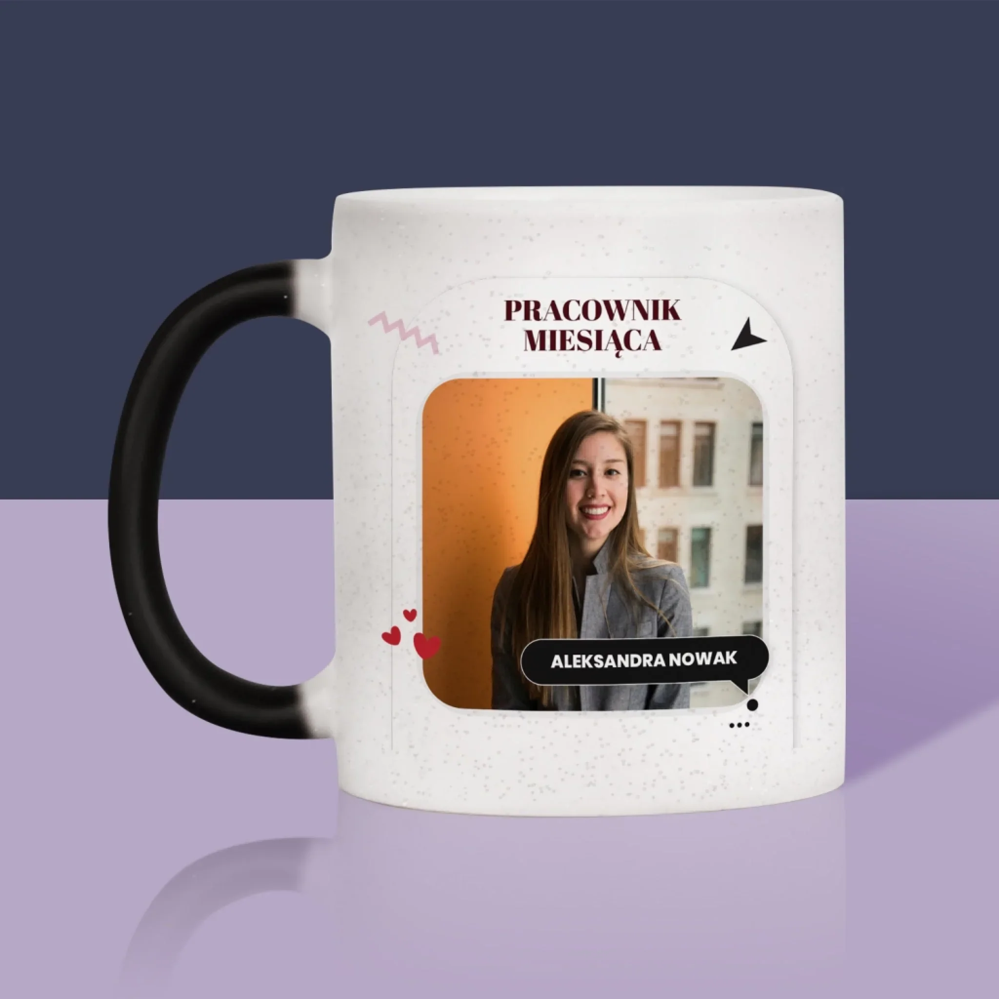 Zdjęcie i Podpis: Pracownik Miesiąca - Kubek z Nadrukiem - Image 12