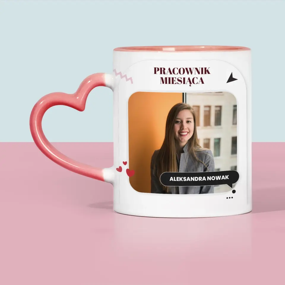 Zdjęcie i Podpis: Pracownik Miesiąca - Kubek z Nadrukiem - Image 5