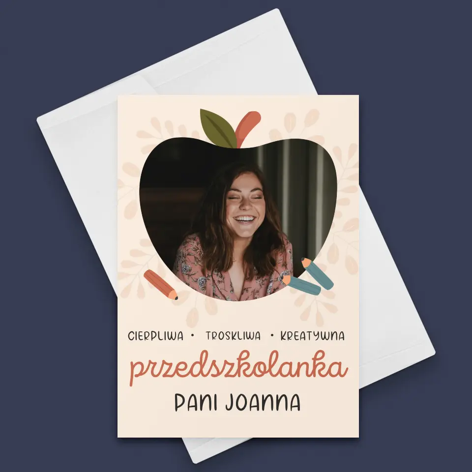 Zdjęcie i Podpis: Przedszkolanka - Kartka z Życzeniami - Image 3