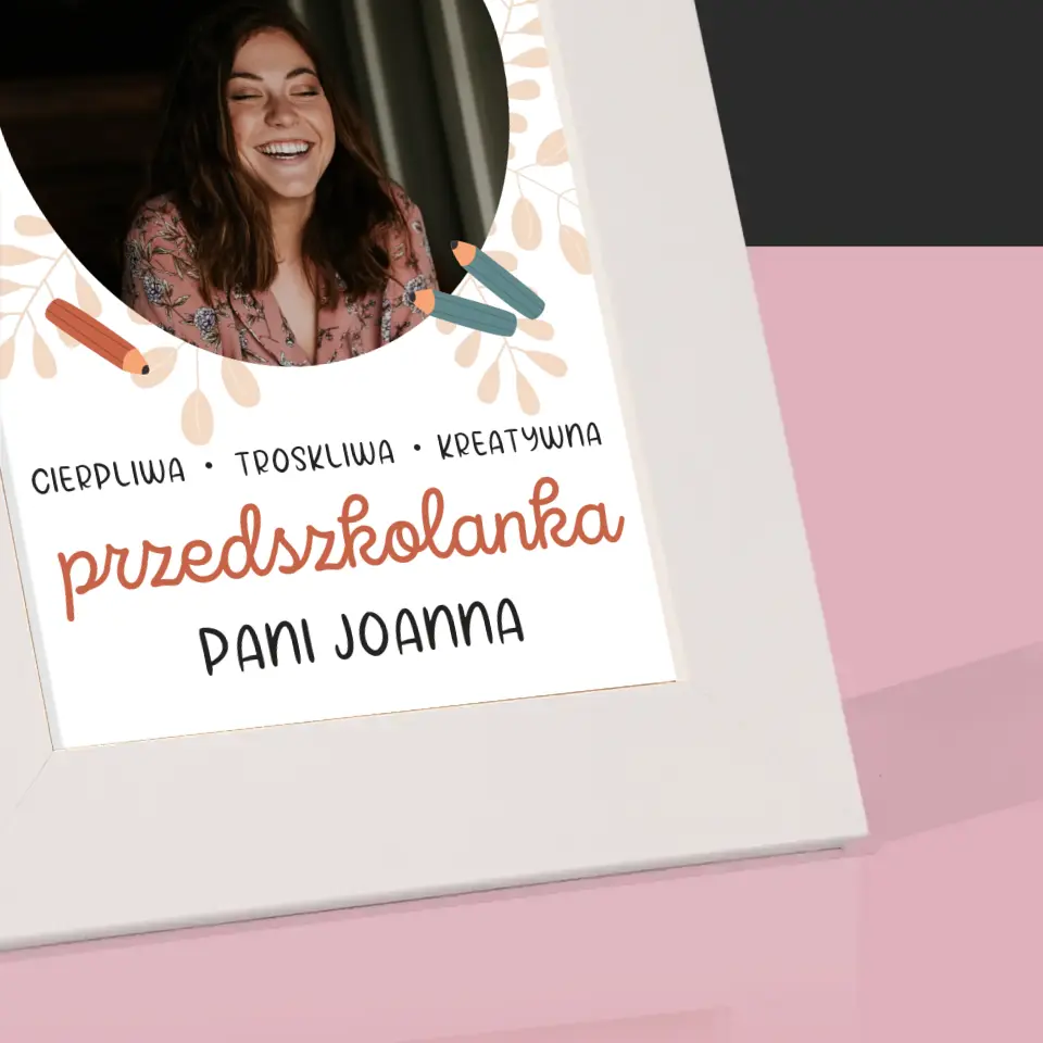Zdjęcie i Podpis: Przedszkolanka - Ramka Na Zdjęcie - Image 4