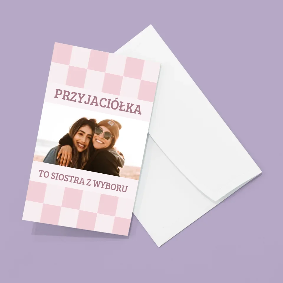Zdjęcie i Podpis: Przyjaciółka To Siostra z Wyboru - Duża Harmonijka Ze Zdjęć - Image 2