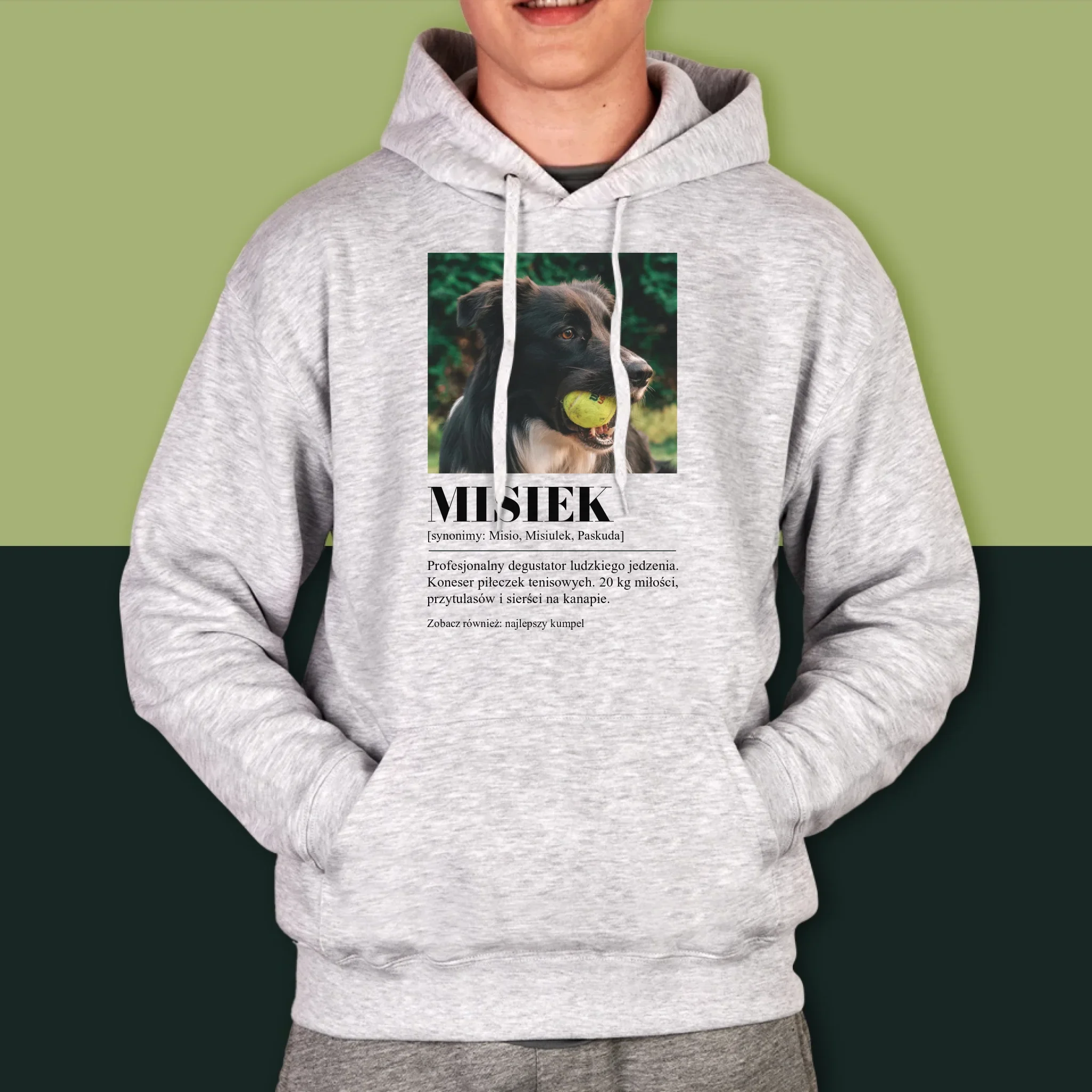 Zdjęcie i Podpis: Pupil Definicja - Bluza Męska z Kapturem - Image 5