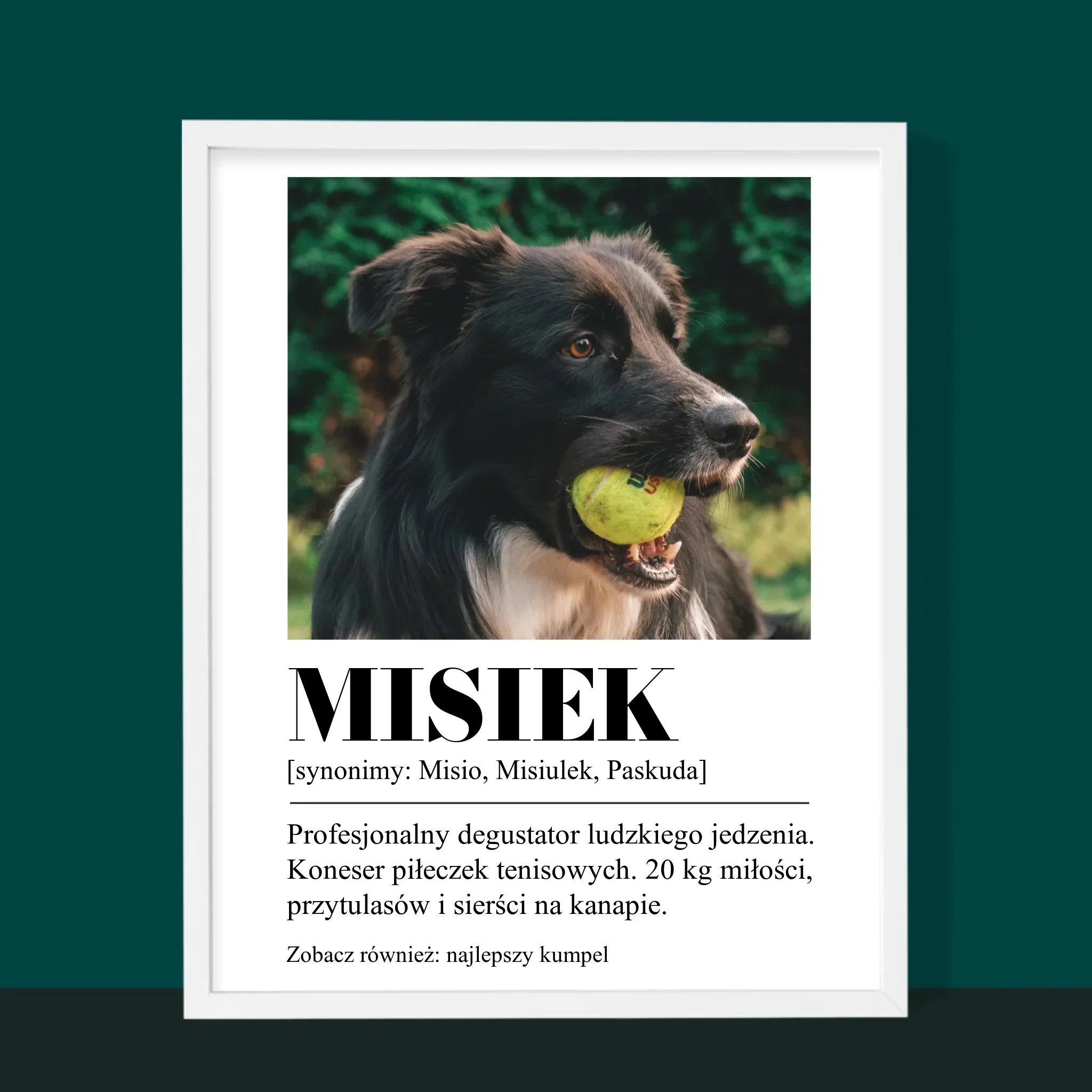 Zdjęcie i Podpis: Pupil Definicja - Wydruk Obramowany - Image 6