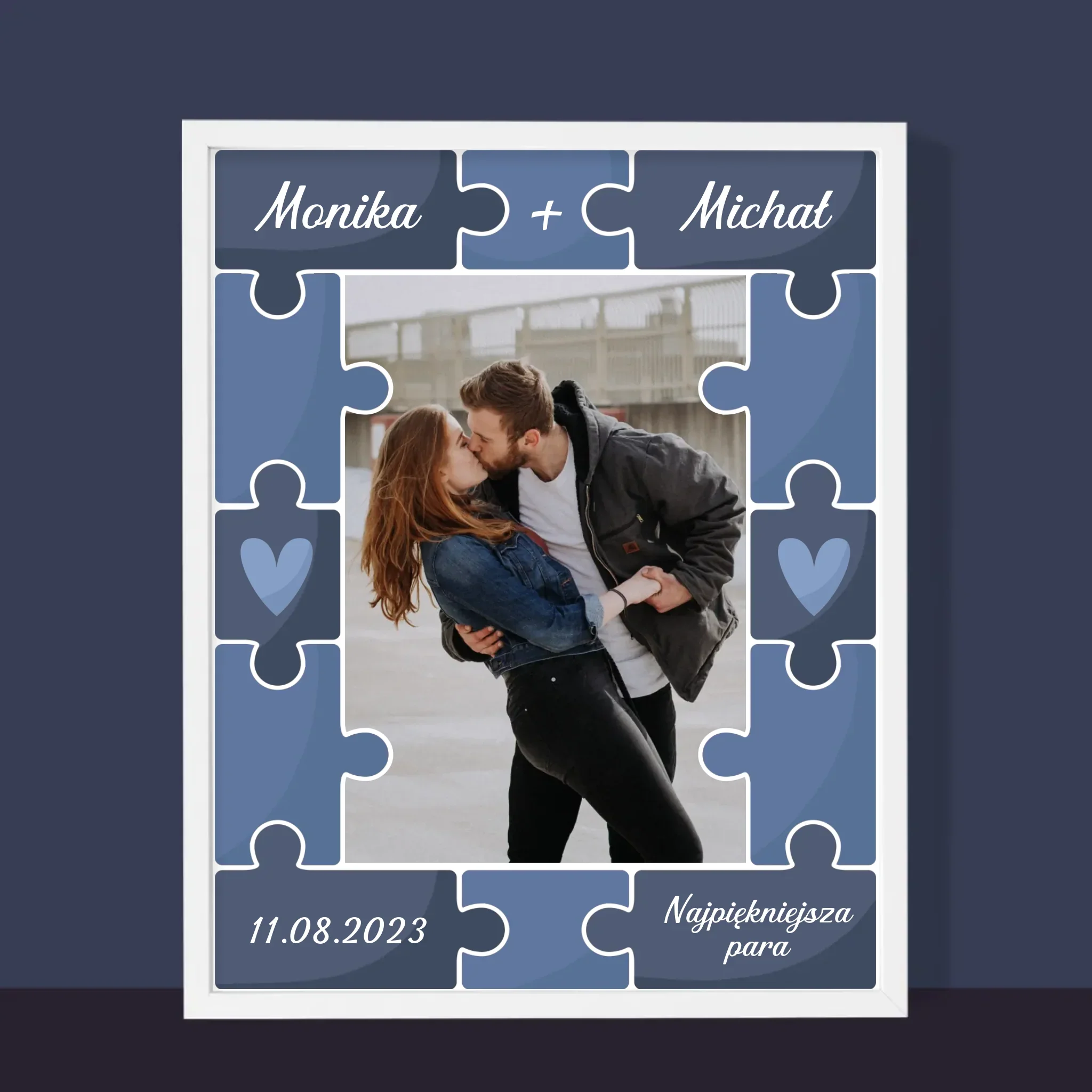 Zdjęcie i Podpis: Puzzle + Zdjęcie - Wydruk Obramowany - Image 10