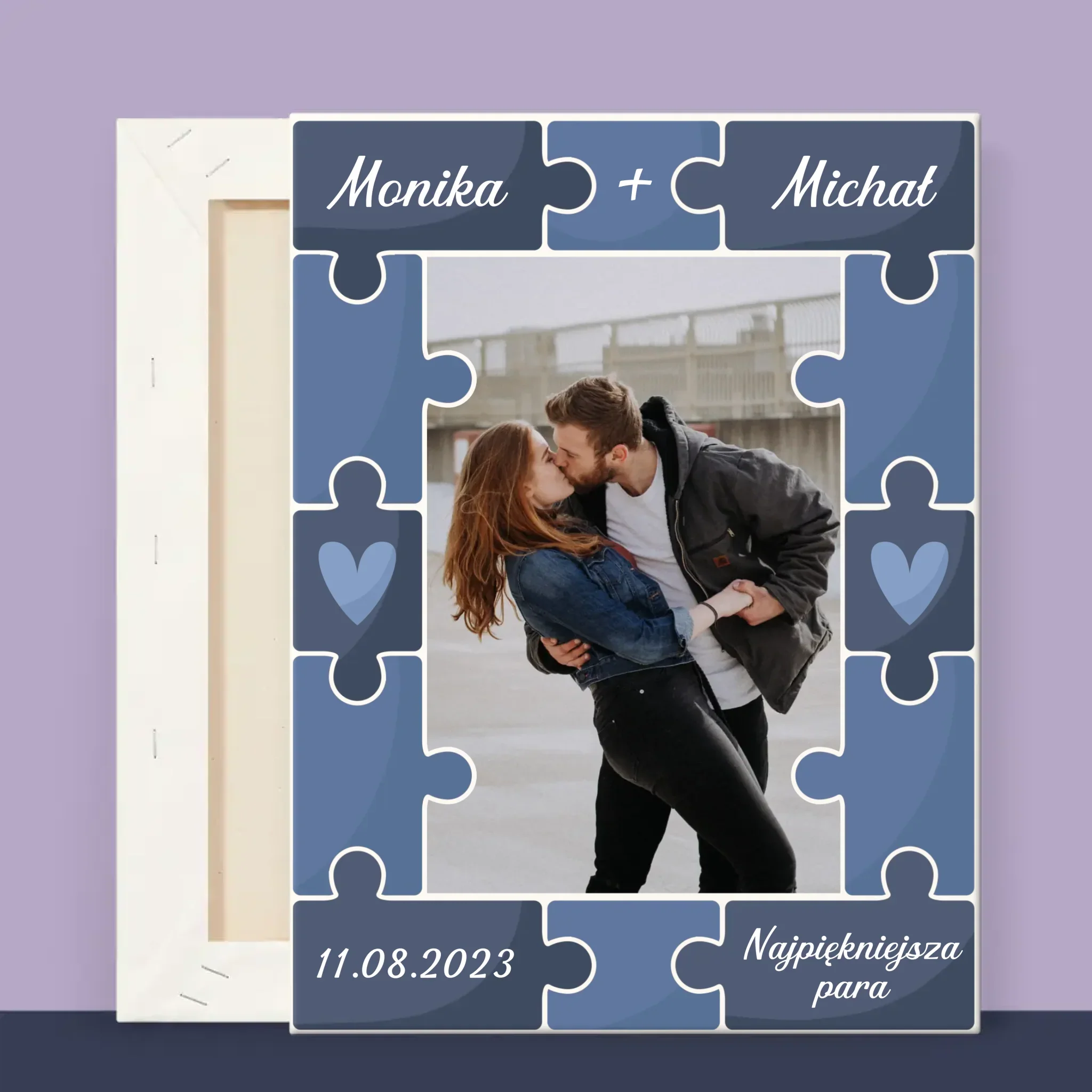 Zdjęcie i Podpis: Puzzle + Zdjęcie - Wydruk Obramowany - Image 11