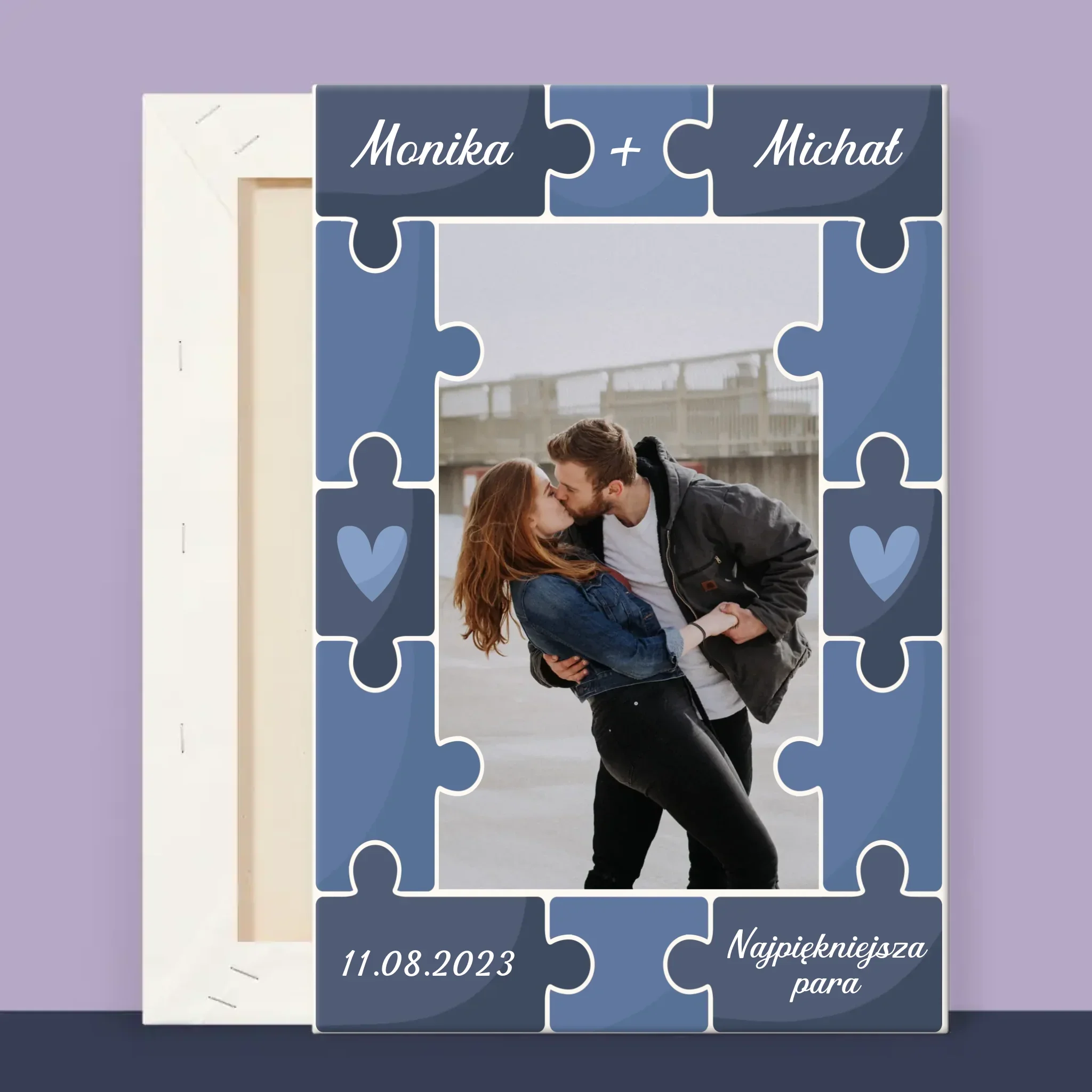 Zdjęcie i Podpis: Puzzle + Zdjęcie - Wydruk Obramowany - Image 12