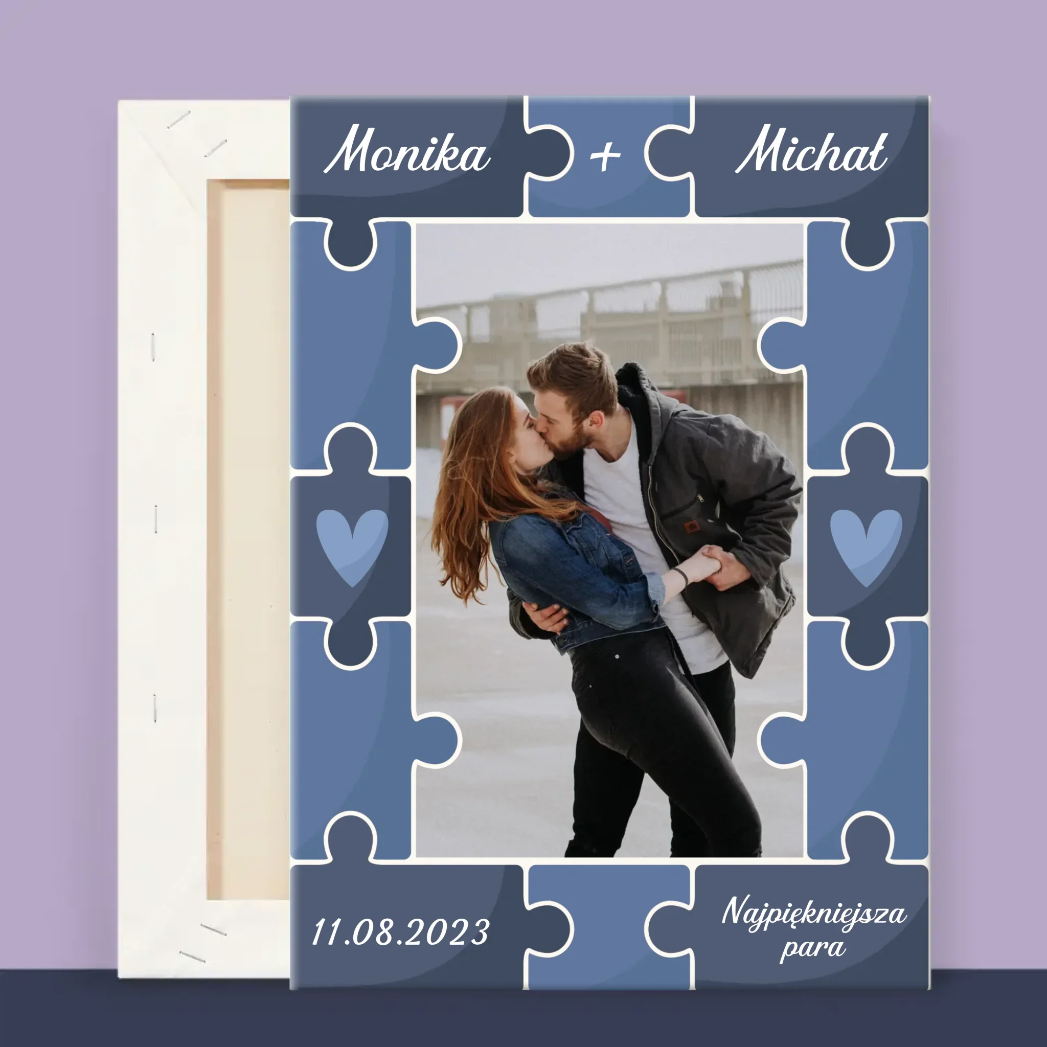 Zdjęcie i Podpis: Puzzle + Zdjęcie - Wydruk Obramowany - Image 13