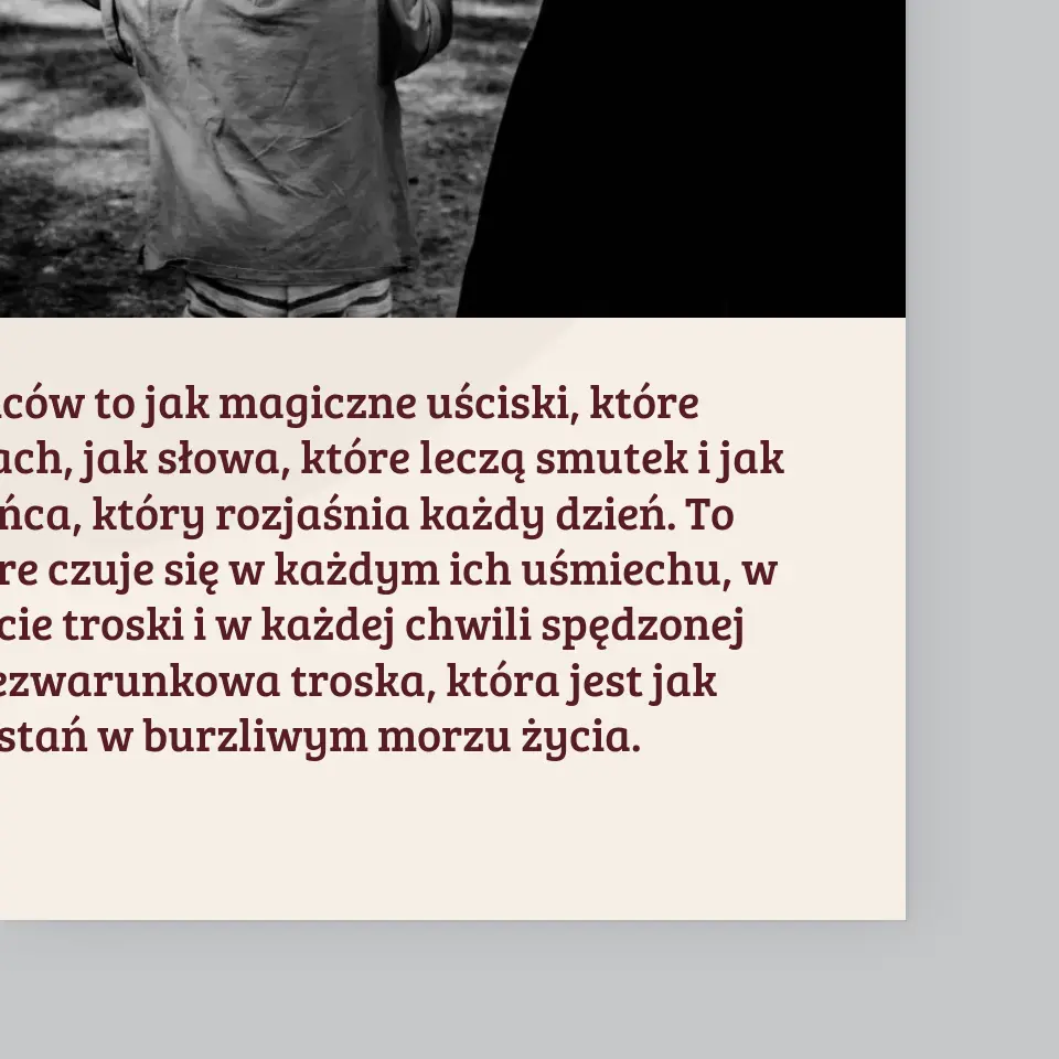 Zdjęcie i Podpis: Rodzice Definicja Ich Miłości - Wydruk Obramowany - Image 4