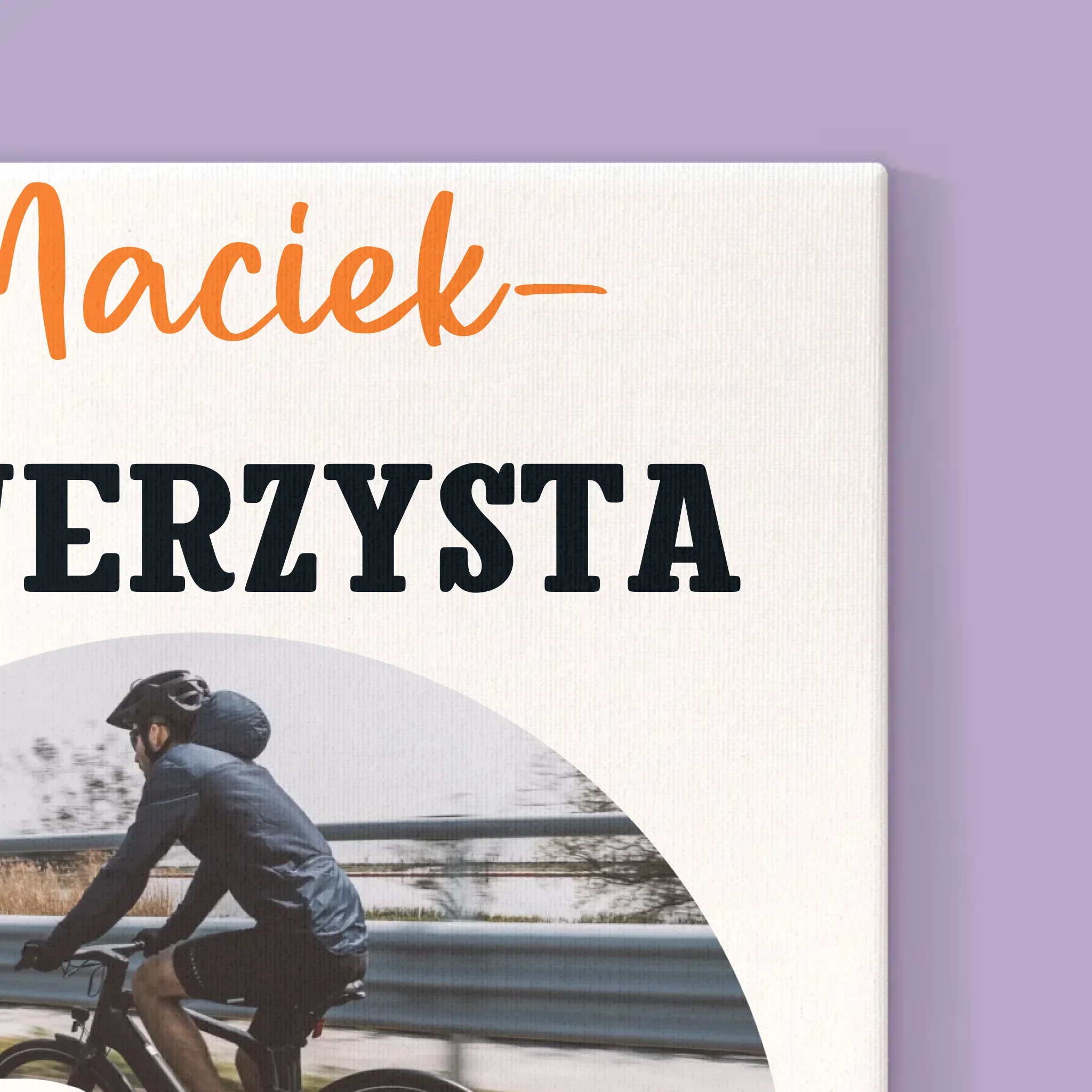 Zdjęcie I Podpis: Rowerzysta Na Medal - Wydruk Obramowany - Image 15