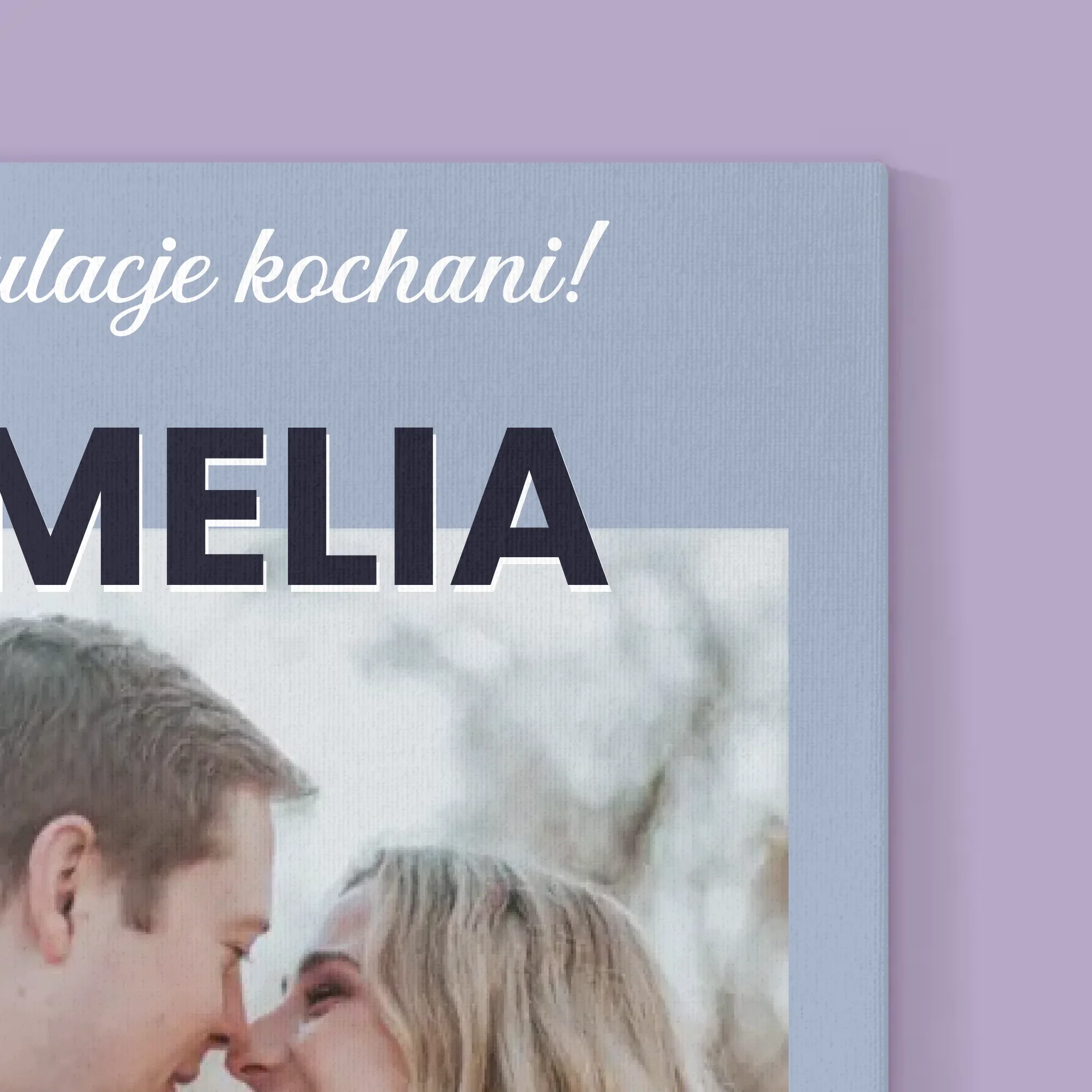 Zdjęcie i Podpis: Ślubne Gratulacje - Wydruk Obramowany - Image 14
