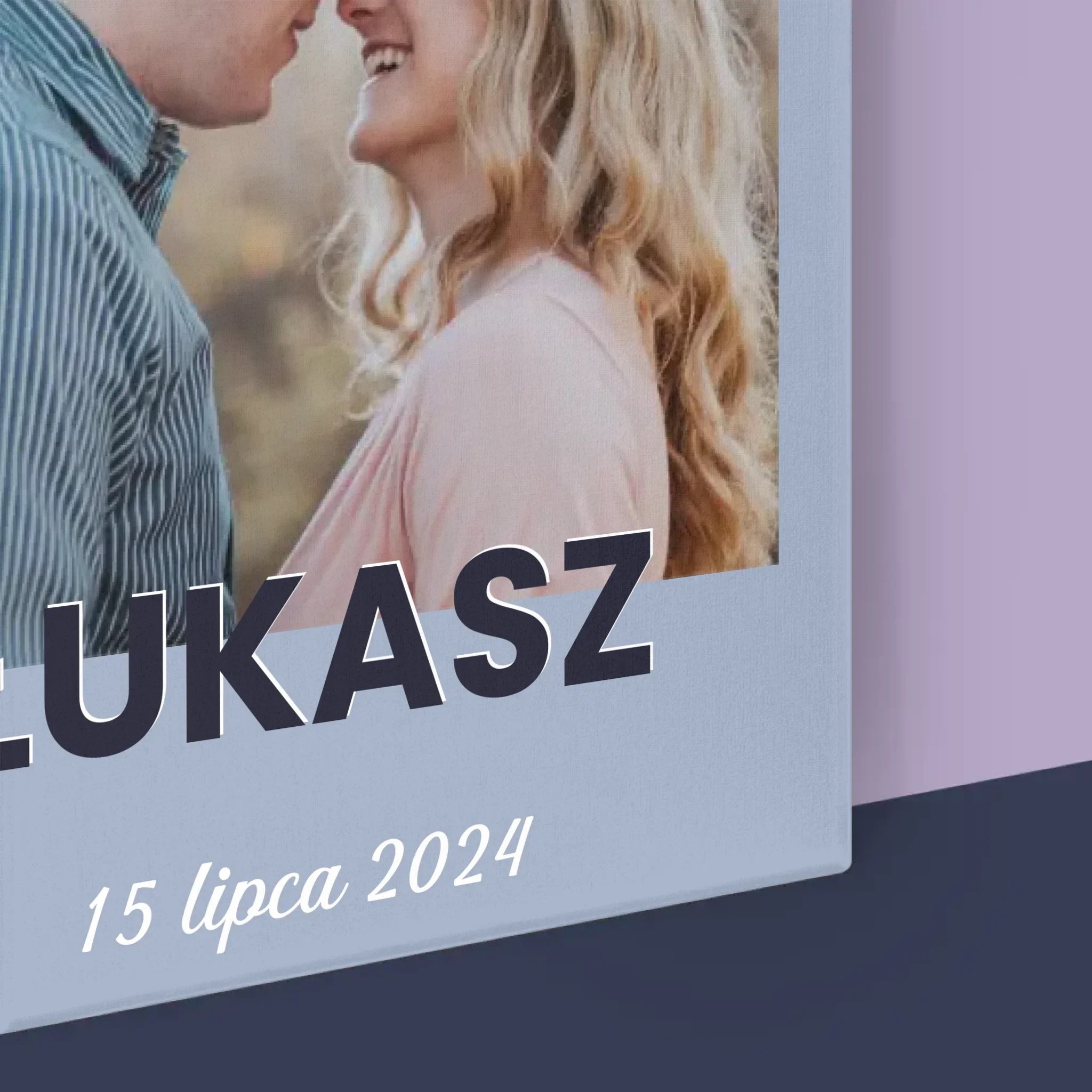 Zdjęcie i Podpis: Ślubne Gratulacje - Wydruk Obramowany - Image 16