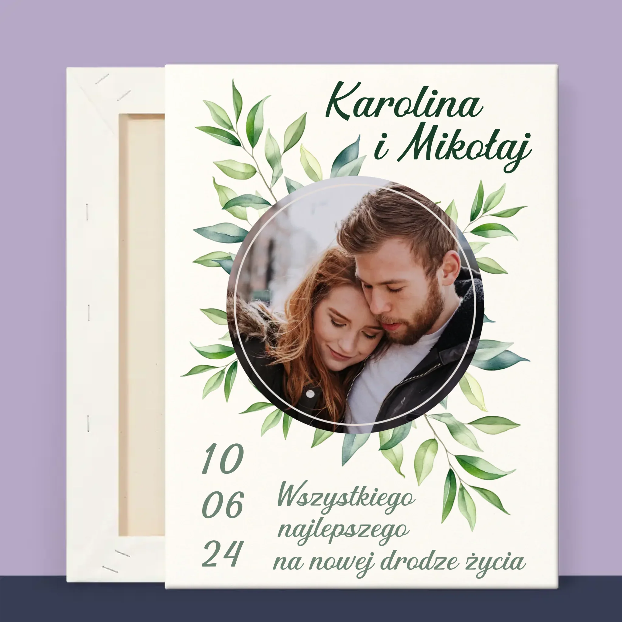 Zdjęcie i Podpis: Ślubne Listki - Wydruk Obramowany - Image 11