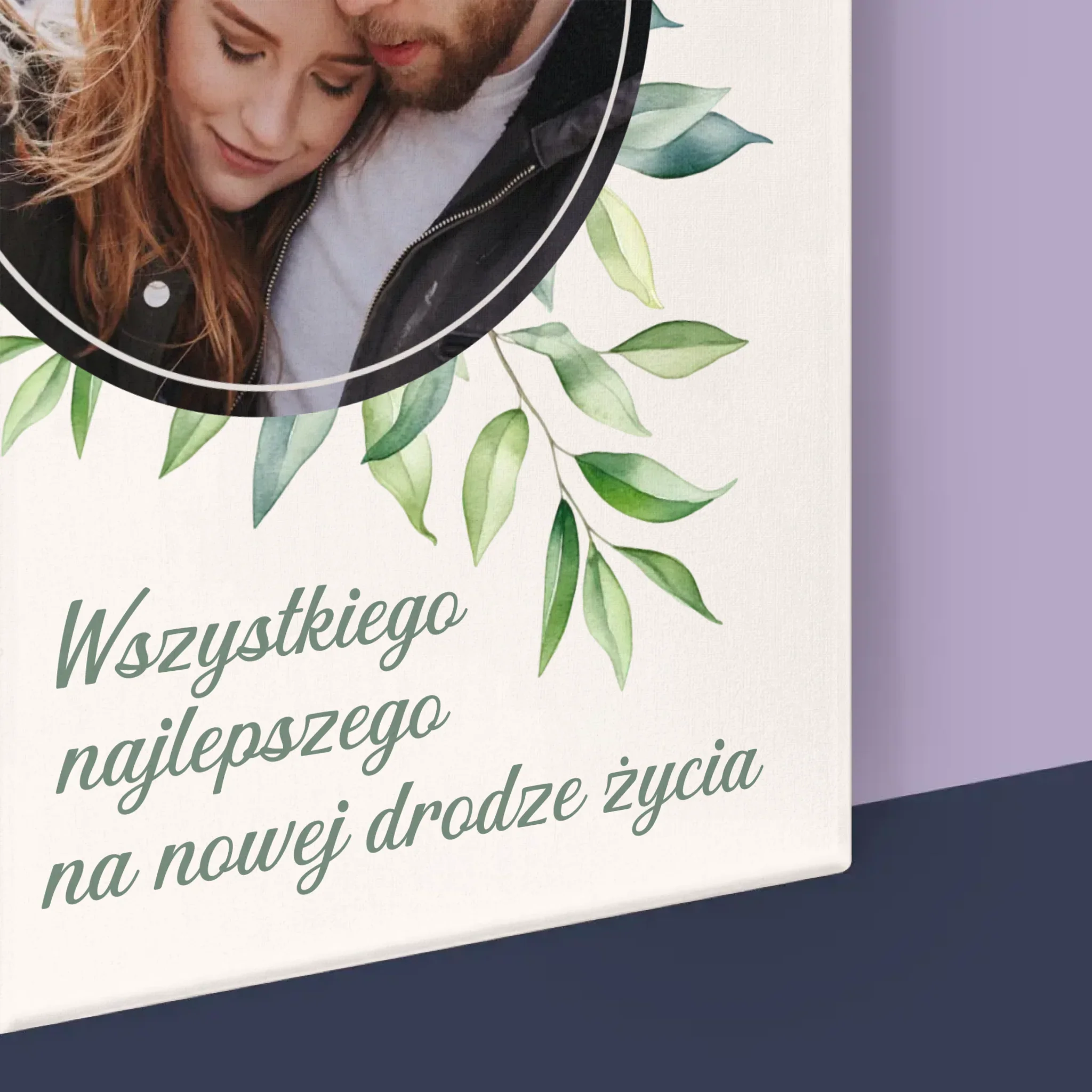 Zdjęcie i Podpis: Ślubne Listki - Wydruk Obramowany - Image 16