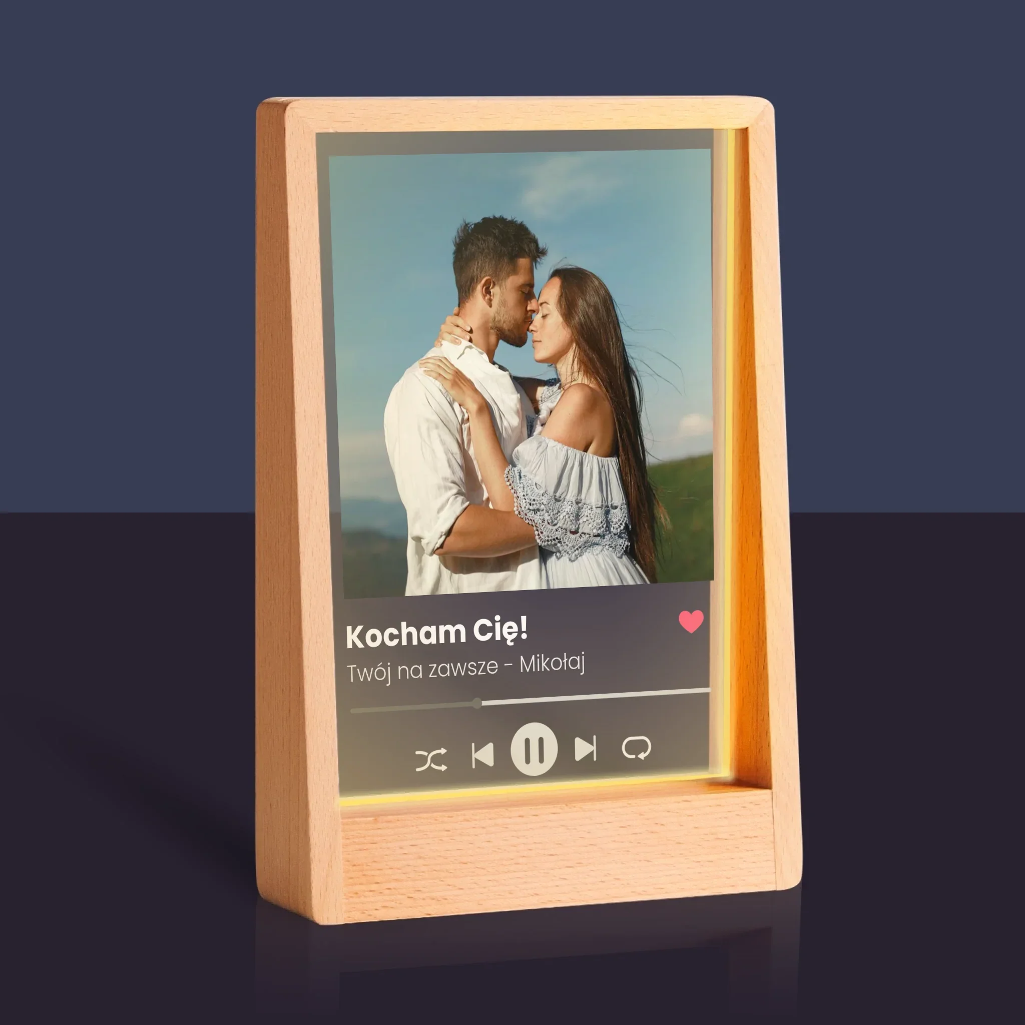 Zdjęcie I Podpis: Spotify Miłosny - Wydruk Na Szkle Akrylowym - Image 5