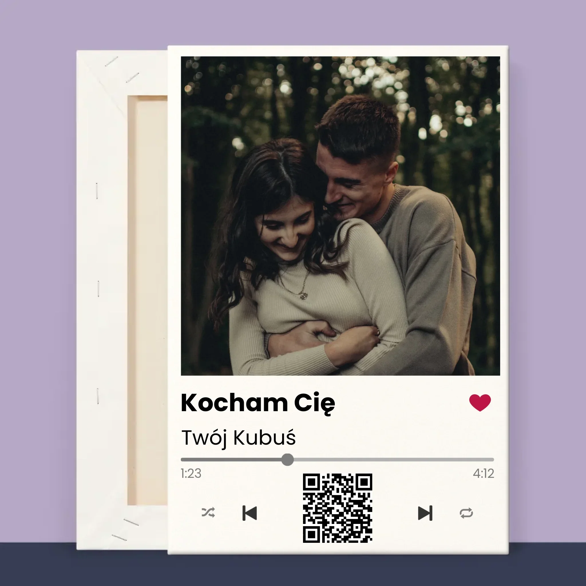 Zdjęcie i Podpis: Spotify z Kodem Qr - Wydruk Obramowany - Image 13