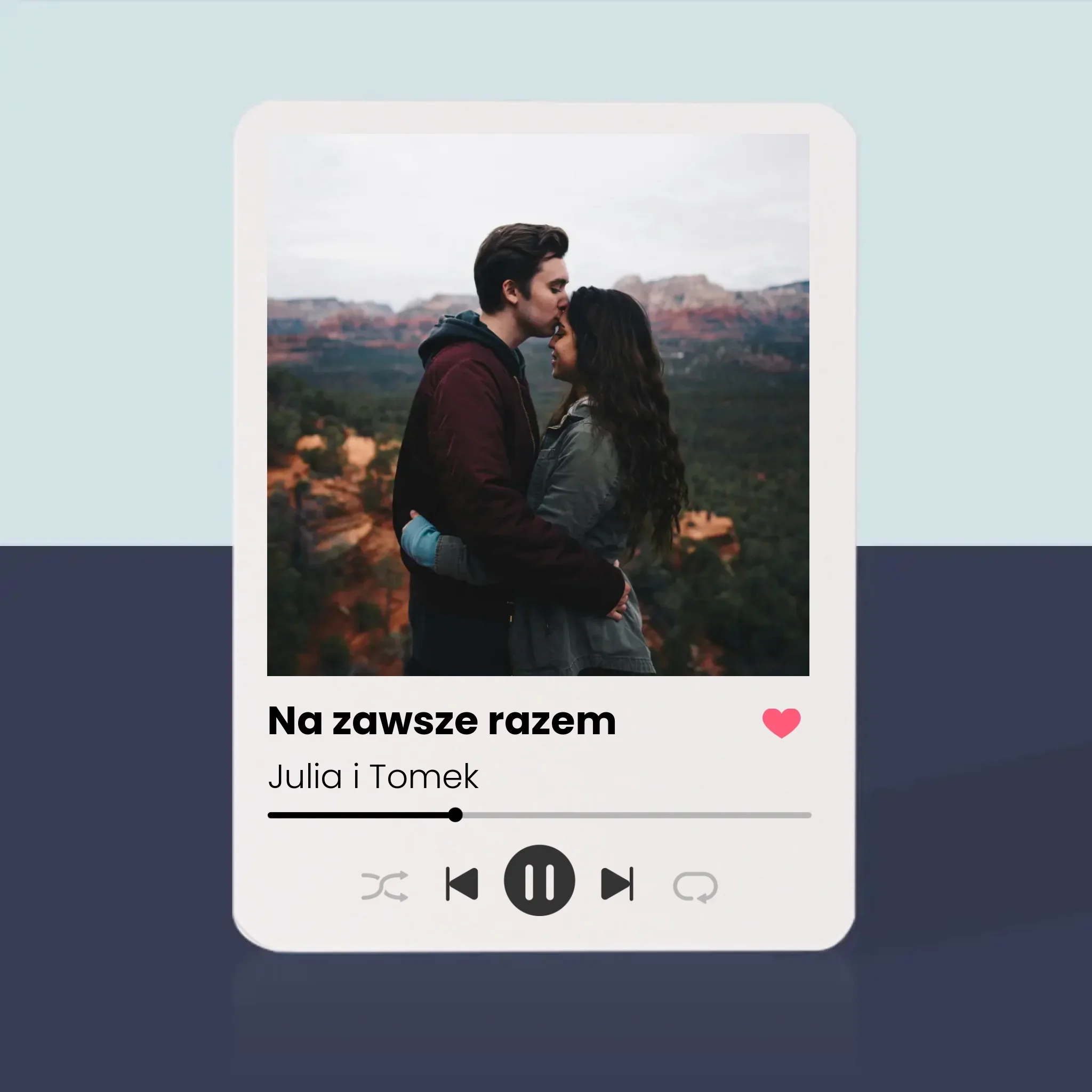 Zdjęcie i Podpis: Spotify z Twoim Zdjęciem - Karty Do Gry - Image 5