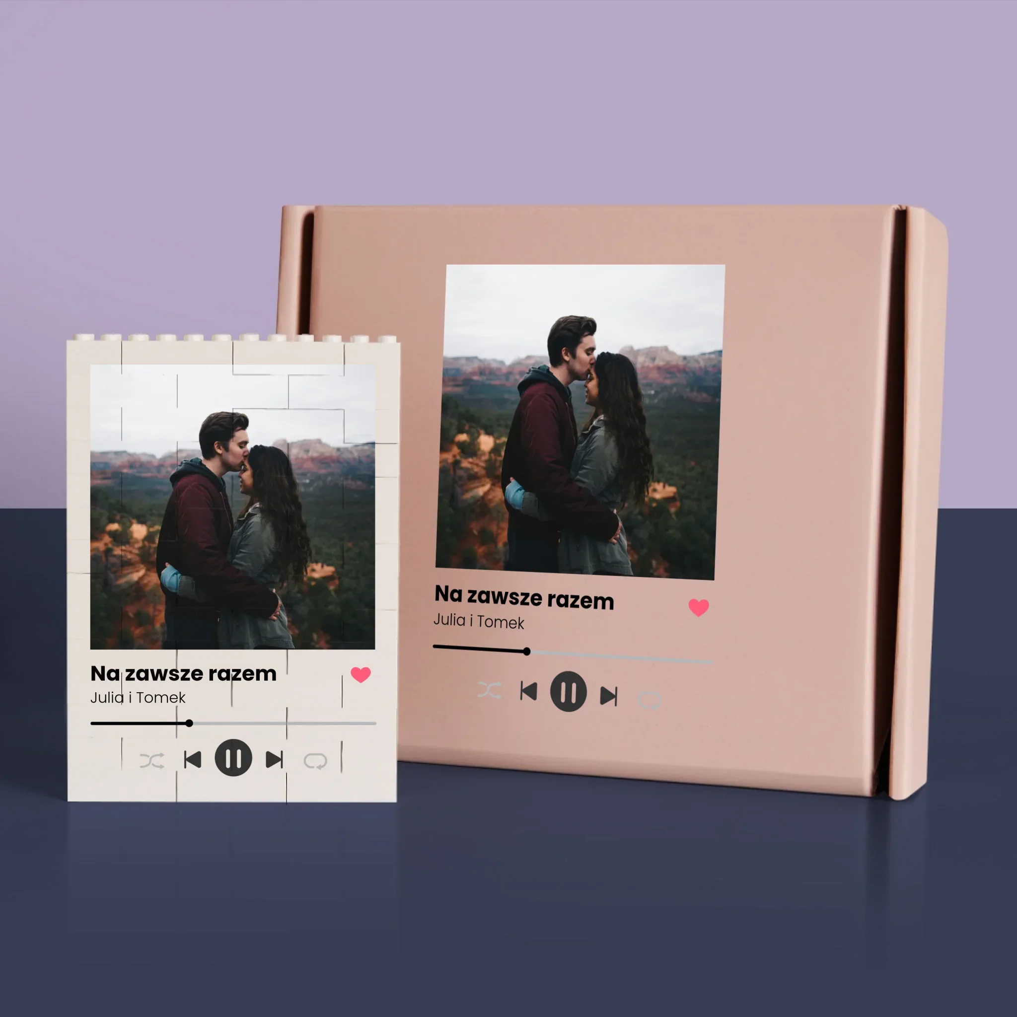 Zdjęcie i Podpis: Spotify z Twoim Zdjęciem - Klocki LEGO z Nadrukiem - Image 4