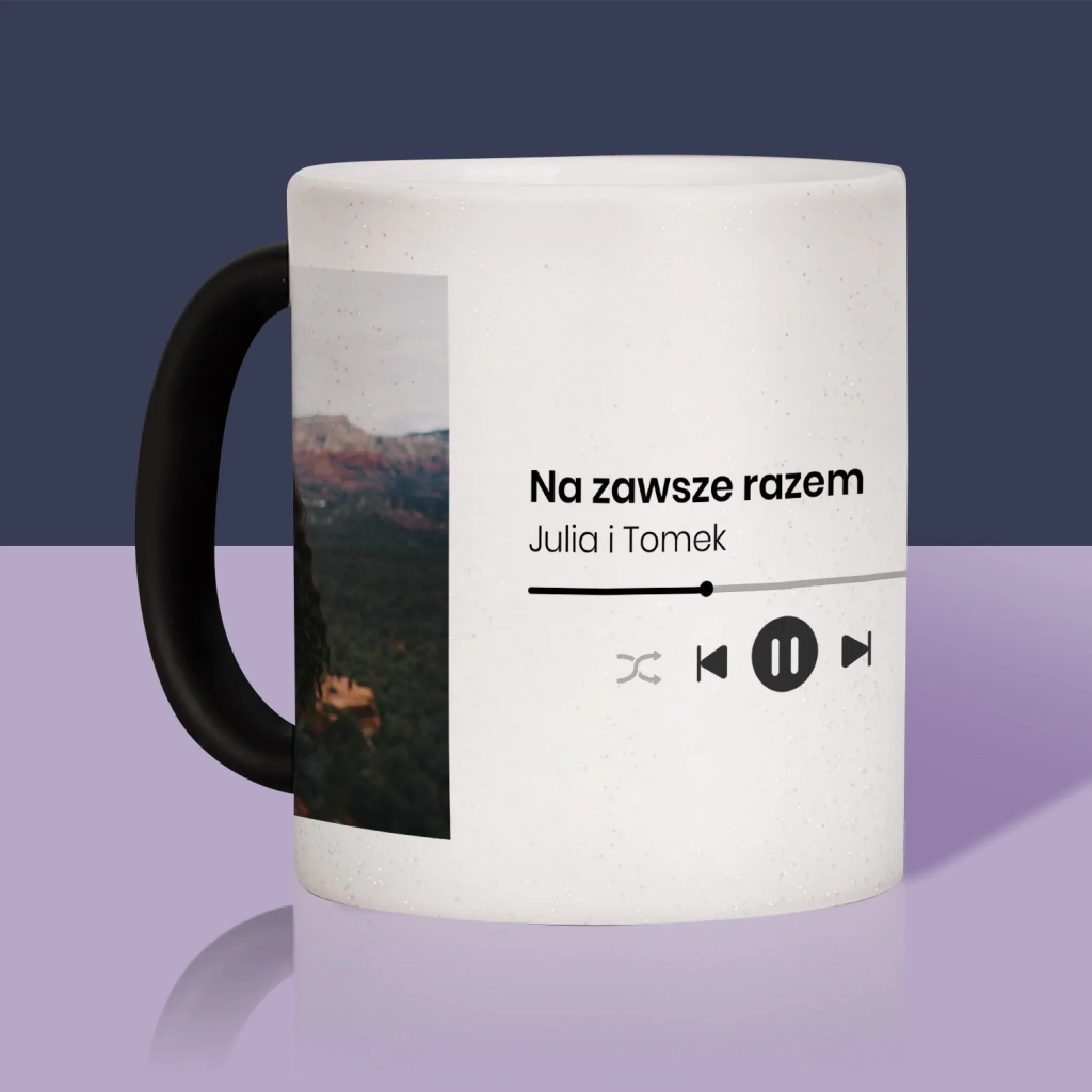 Zdjęcie i Podpis: Spotify z Twoim Zdjęciem - Kubek z Nadrukiem - Image 12