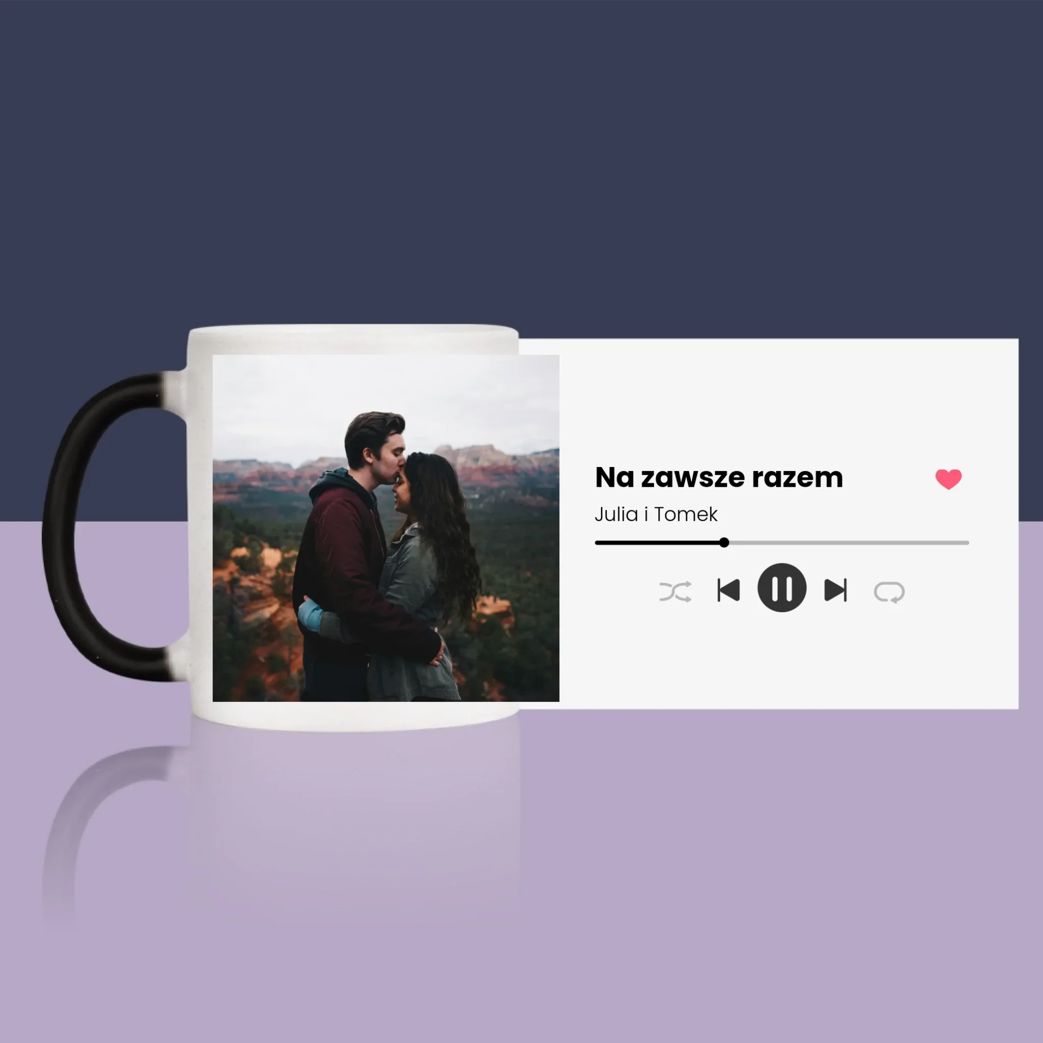 Zdjęcie i Podpis: Spotify z Twoim Zdjęciem - Kubek z Nadrukiem - Image 14