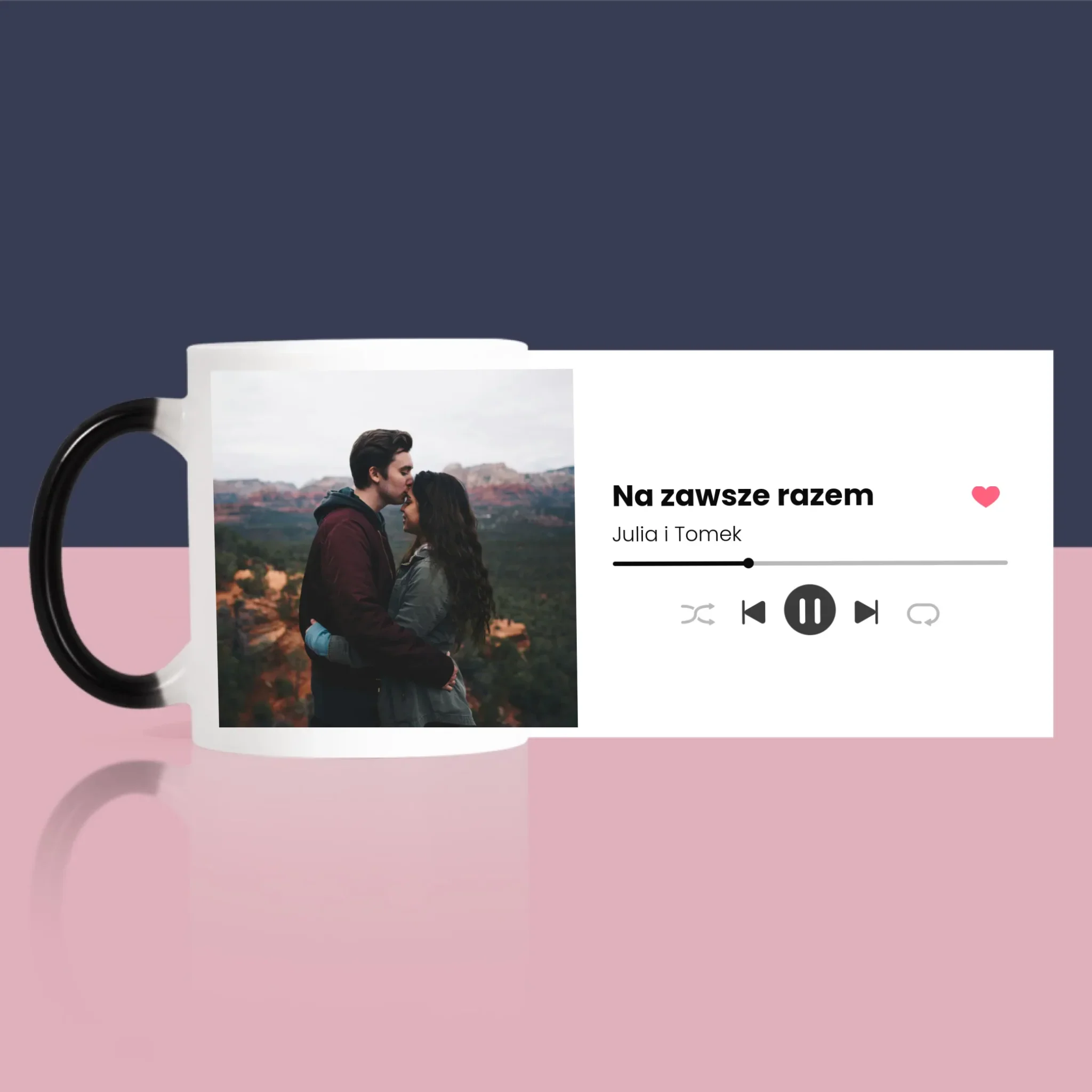 Zdjęcie i Podpis: Spotify z Twoim Zdjęciem - Kubek z Nadrukiem - Image 9
