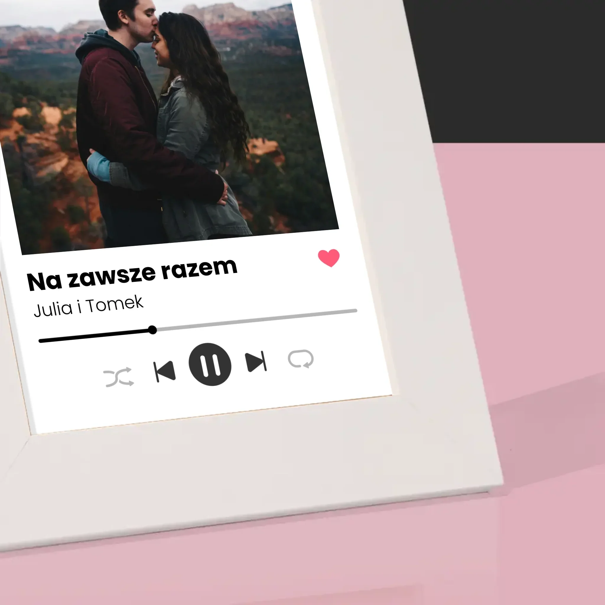 Zdjęcie i Podpis: Spotify z Twoim Zdjęciem - Ramka Na Zdjęcie - Image 4